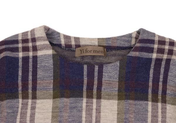 Yohji Yamamoto Yohji Yamamoto｜1990s Wool Blend Check Top Size US L / EU 52-54 / 3 - 2 Thumbnail