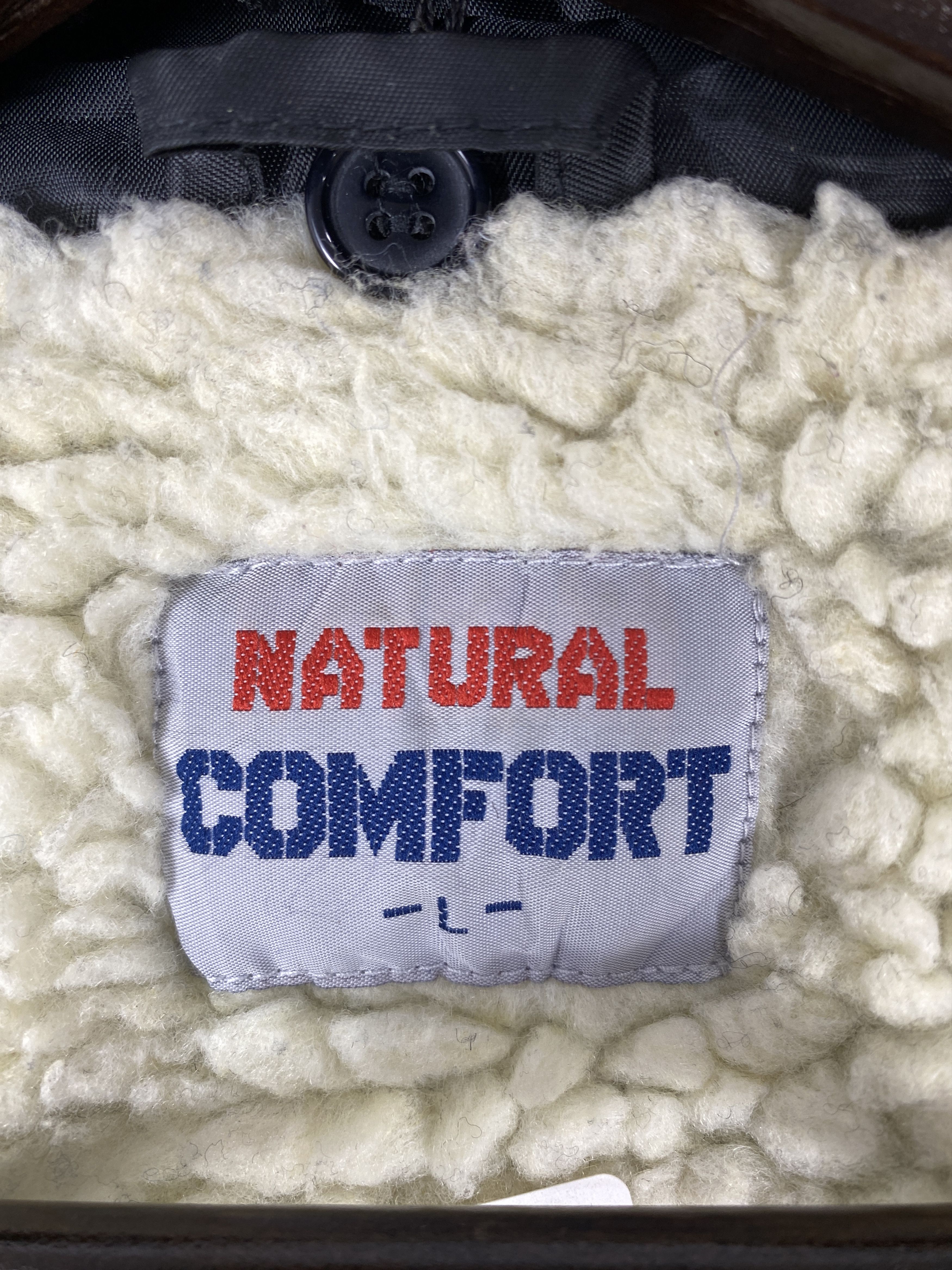 Japanese Brand Vintage Natural Comfort Sherpa Lining Bombers Jacket J2128 Size US M / EU 48-50 / 2 - 9 Thumbnail