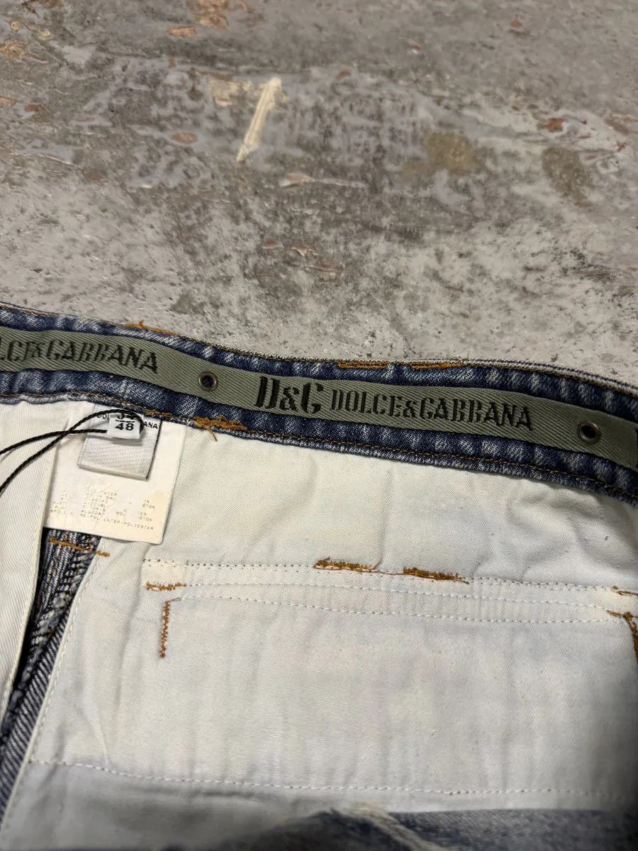 Dolce & Gabbana SS2004 Dolce & Gabbana Faded Cargo Denim Jeans Size US 32 / EU 48 - 10 Thumbnail