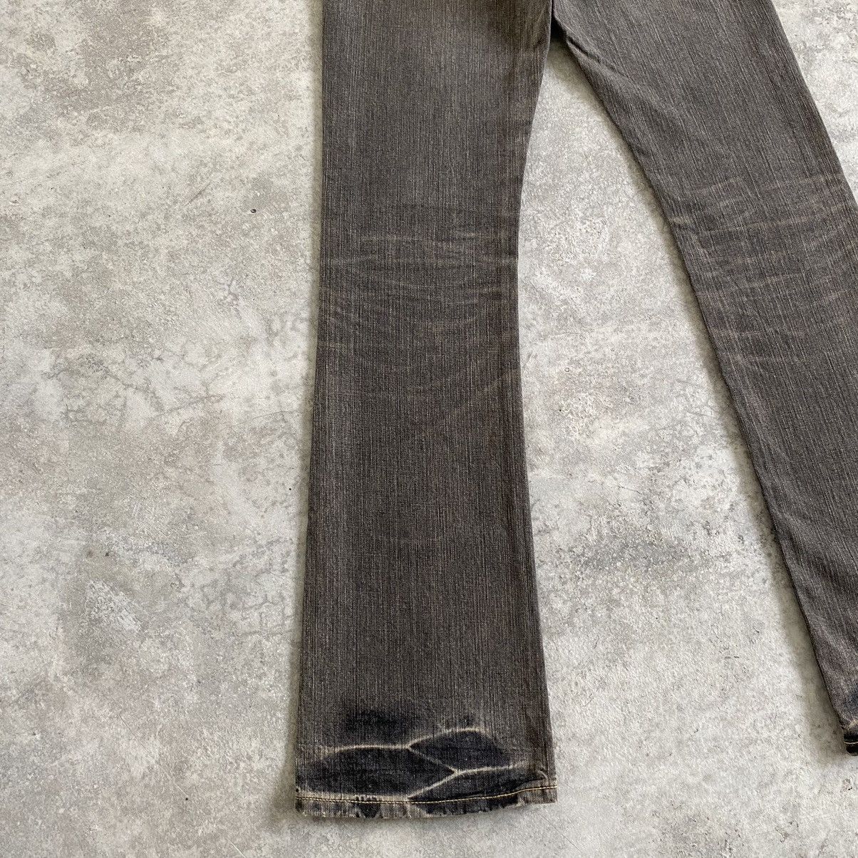 Vintage Vintage Lee Mud Washed Bootcut Flared Denim Jeans Size US 27 - 16 Thumbnail