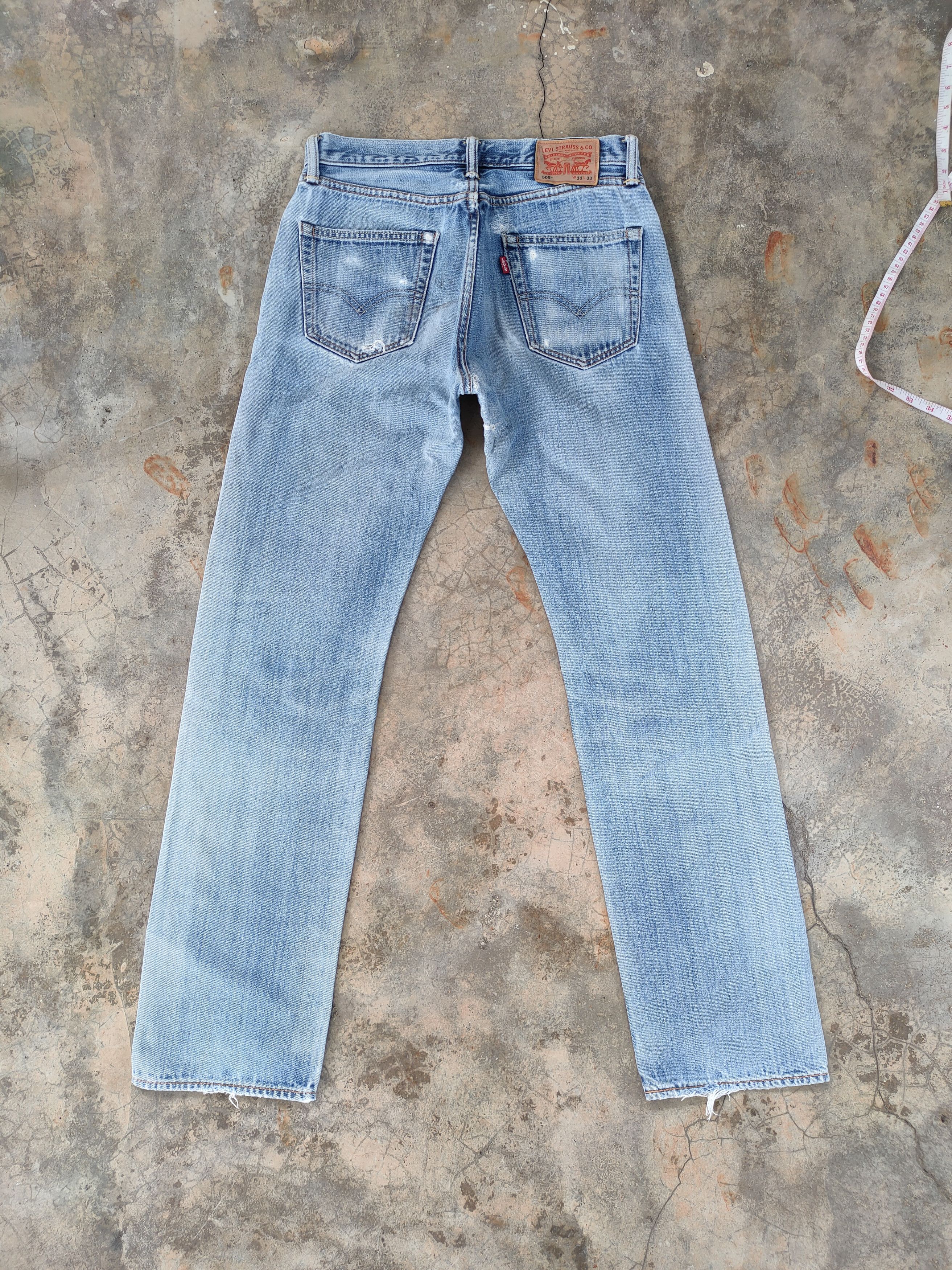 Levi's Vintage Clothing # LEVI'S 505 VINTAGE MUD WASH BLUE JEANS DENIM PANTS Size US 30 / EU 46 - 7 Thumbnail