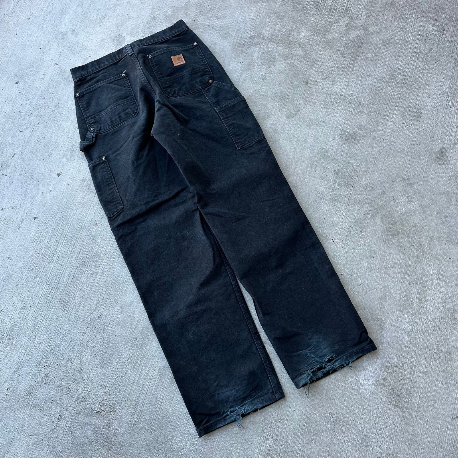 Carhartt × Vintage Carhartt black double knee work wear carpenter pants Size US 28 / EU 44 - 5 Thumbnail