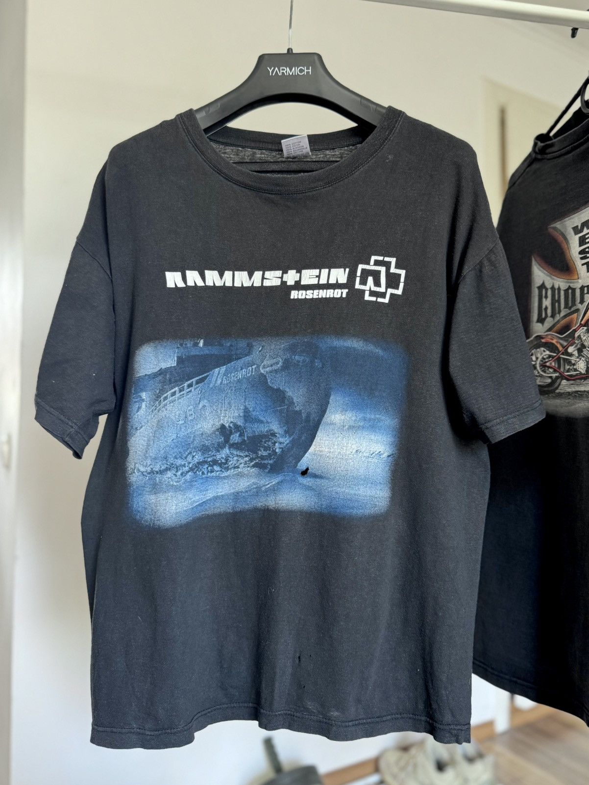 Band Tees Vintage 2005 Rammstein “Rosenrot” American T Shirt Tag Tee Size US L / EU 52-54 / 3 - 1 Thumbnail