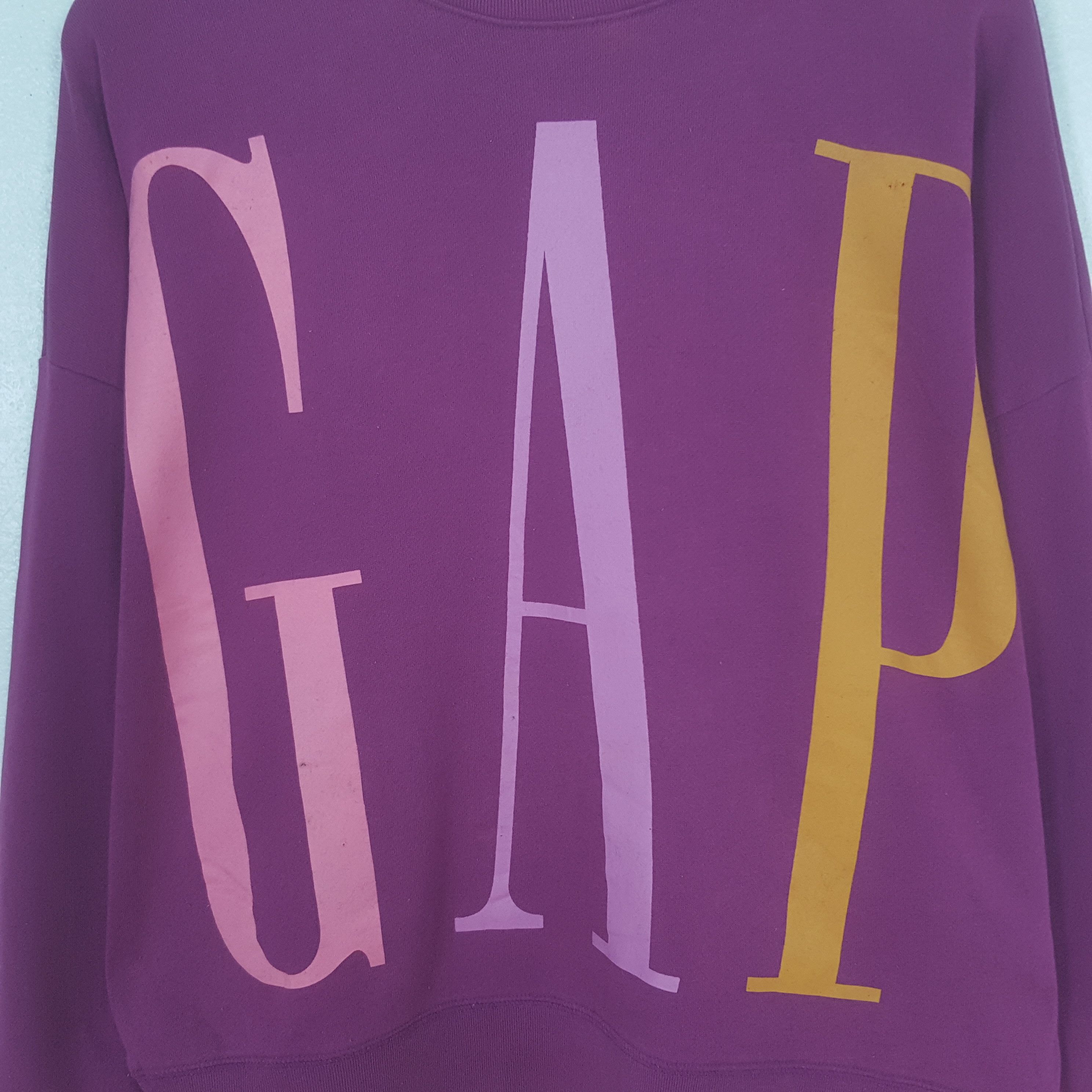 Gap Vintage GAP Big Logo Sweatshirt Size M / US 6-8 / IT 42-44 - 2 Thumbnail