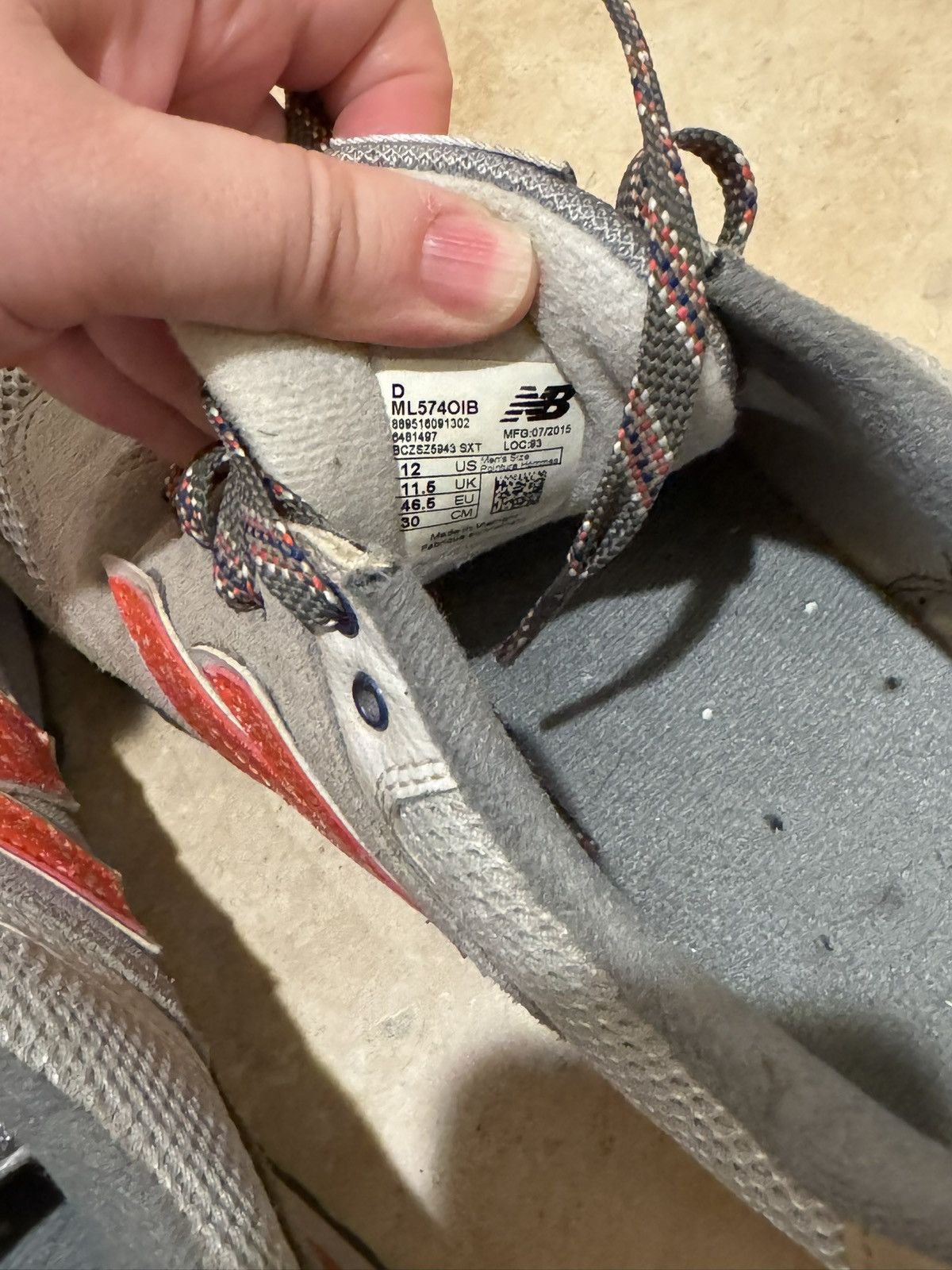 New Balance New Balance 574 "Outside In" pack classic running shoe Size US 12 / EU 45 - 6 Thumbnail