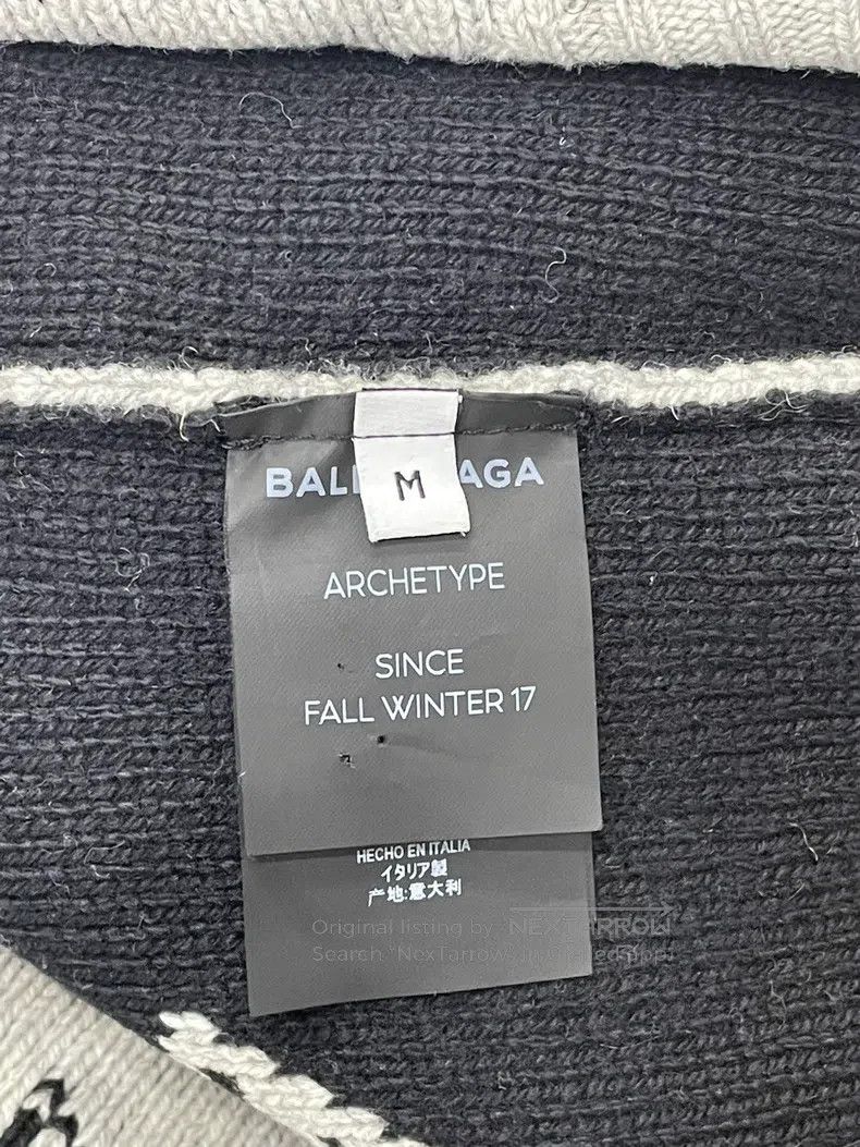 Balenciaga Balenciaga Gray sweater with full lettered logo, size M Size US M / EU 48-50 / 2 - 5 Thumbnail