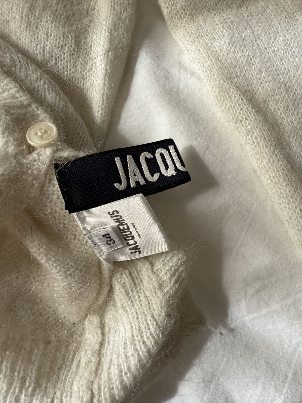 Jacquemus Asymmetrical Wool Cardigan