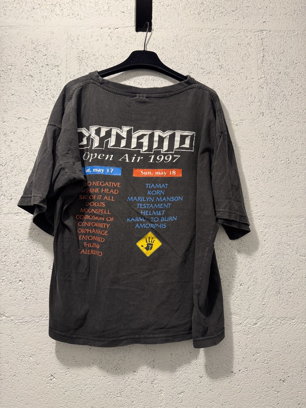 Band Tees × Vintage *RARE* DYNAMO OPEN AIR 1997 VINTAGE TEE ROCK PUNK METAL Size US XL / EU 56 / 4 - 3 Thumbnail