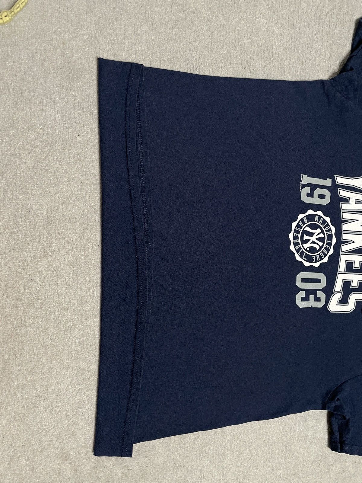 New York Yankees Vintage Navy T-Shirt Tee Print New York Yankees USA Size US M / EU 48-50 / 2 - 2 Thumbnail