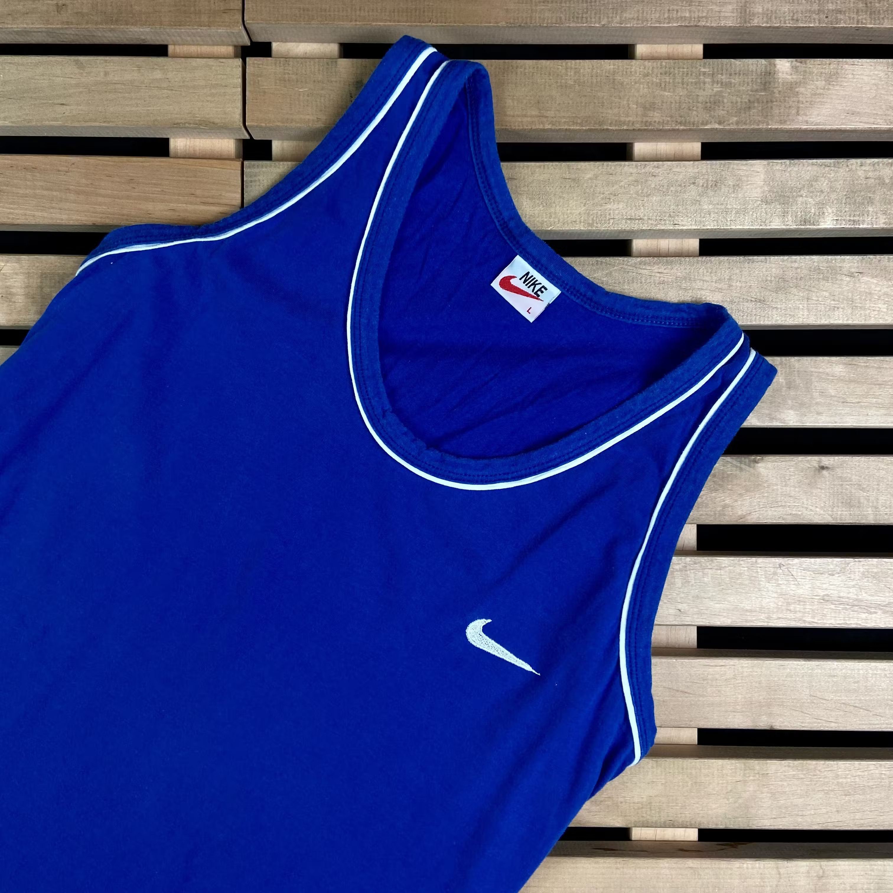 Nike × Vintage Mens Vintage Jersey T Shirt Nike Size L Size US L / EU 52-54 / 3 - 2 Thumbnail