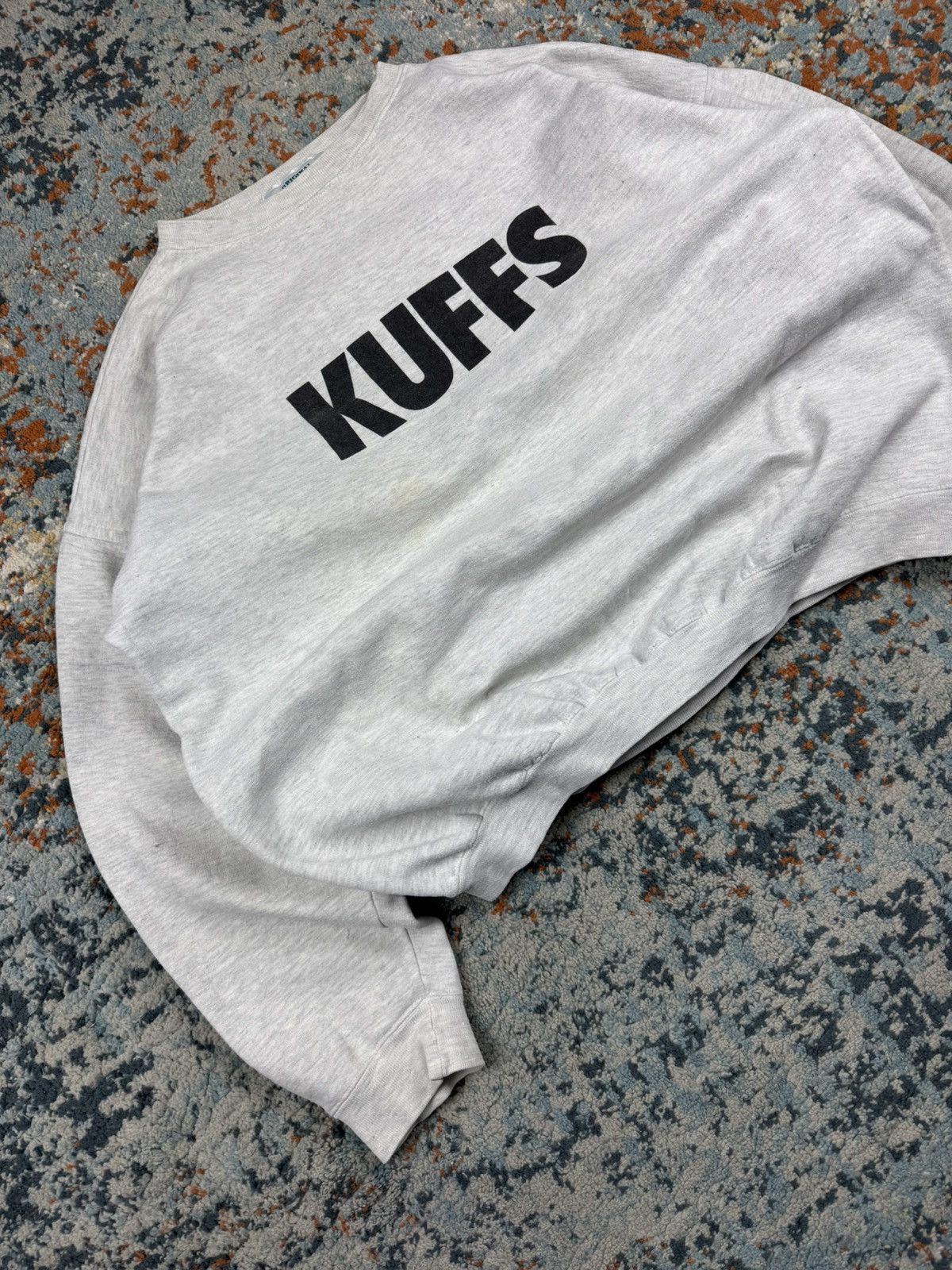 Vintage Rare Vintage 1992 Kuffs movie Christian Slater sweatshirt Size US XL / EU 56 / 4 - 4 Thumbnail