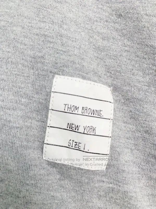 Thom Browne Thom Browne Gray Cotton Short Sleeve T-Shirt . Size US S / EU 44-46 / 1 - 6 Thumbnail