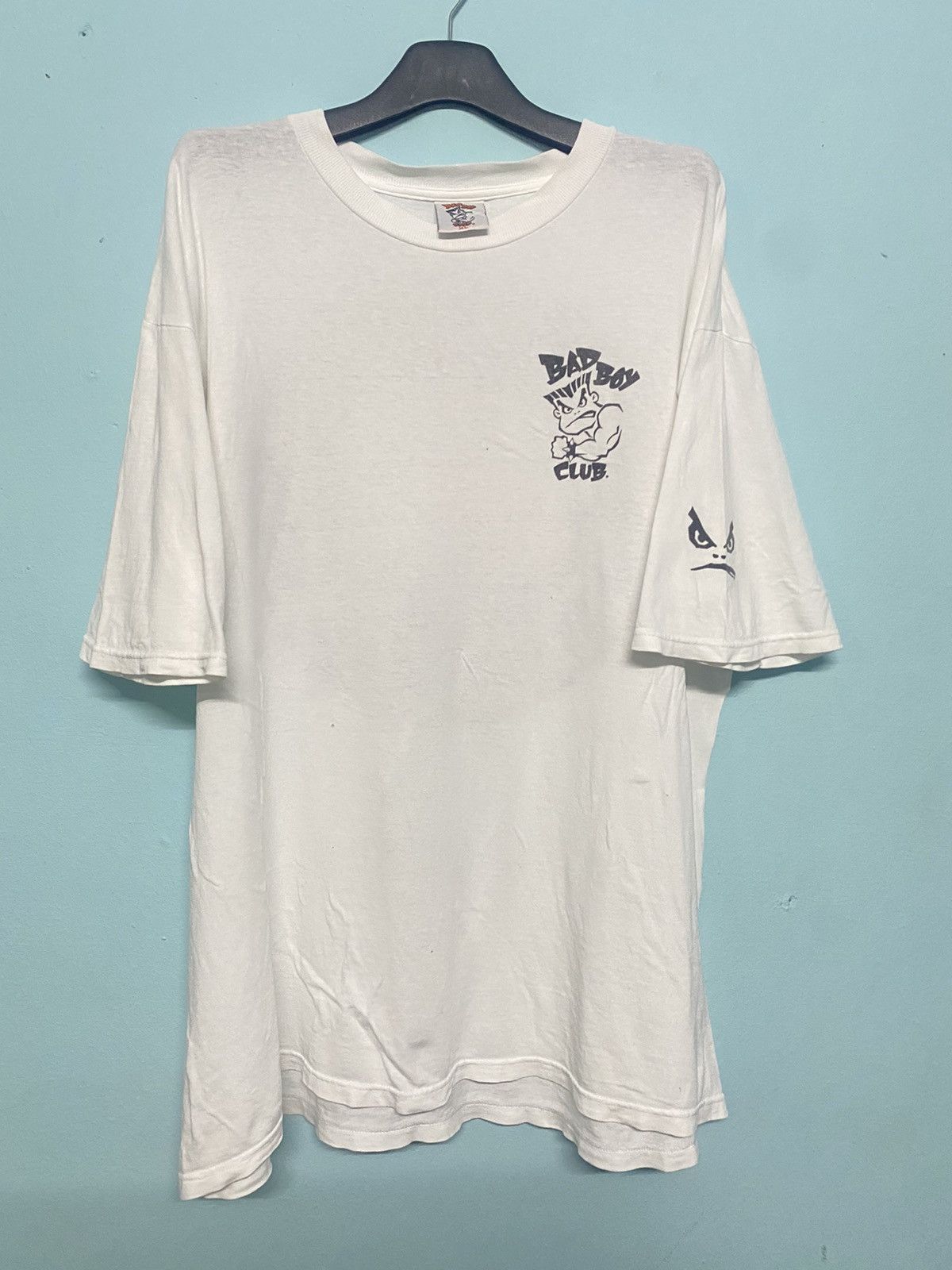 Rap Tees 💥STEAL💥BAD BOY CLUB BACK HIT BIG LOGO SHIRT Size US XL / EU 56 / 4 - 5 Thumbnail