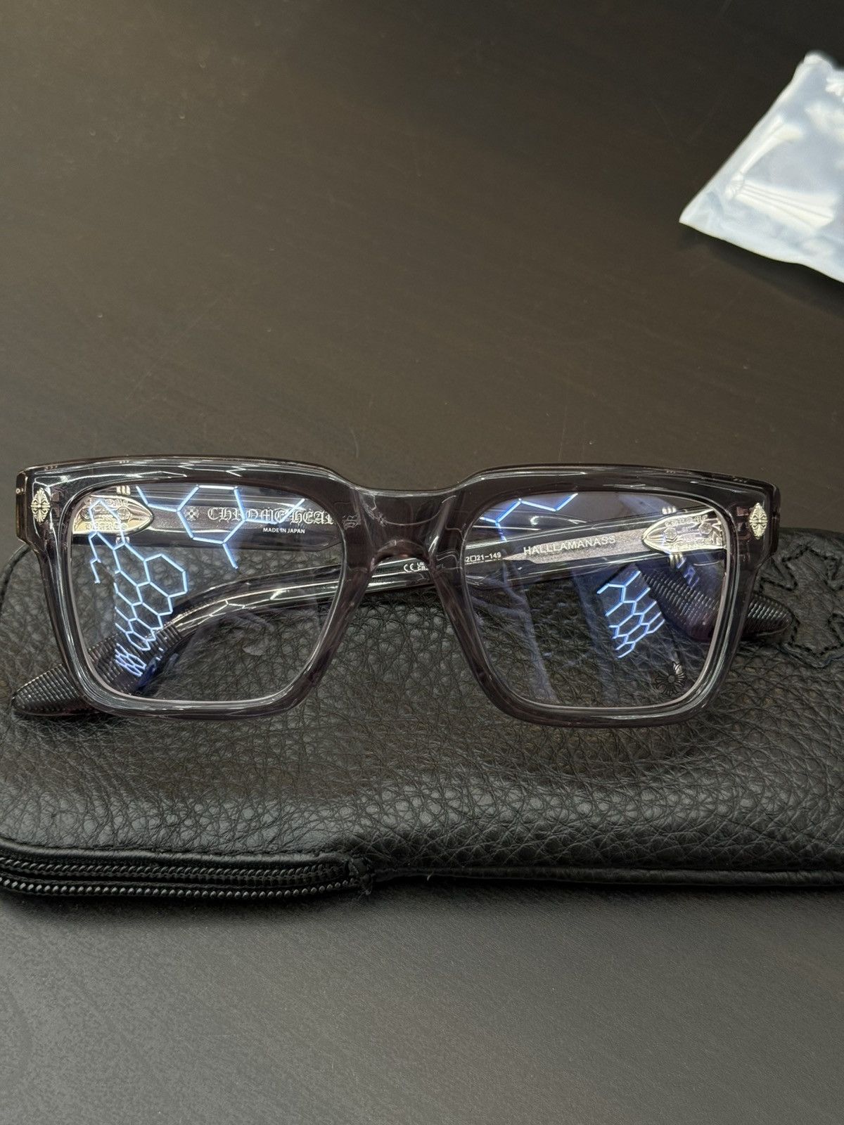 Chrome Hearts Chrome Hearts Flint “Halllamanass” Clear Glasses (NEW) Size ONE SIZE - 16 Thumbnail
