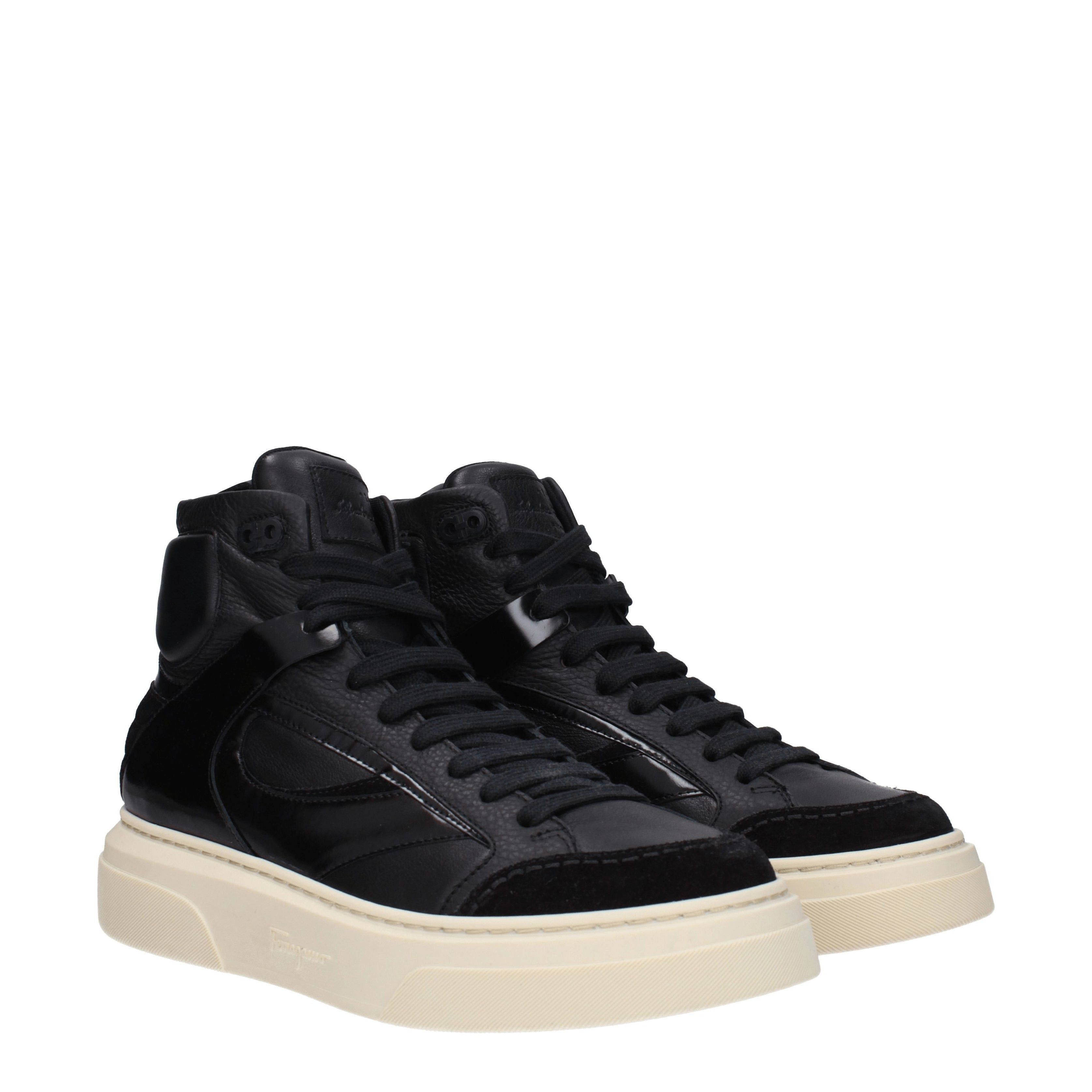 Salvatore Ferragamo Black Leather Brandy 1 Sneakers | Grailed