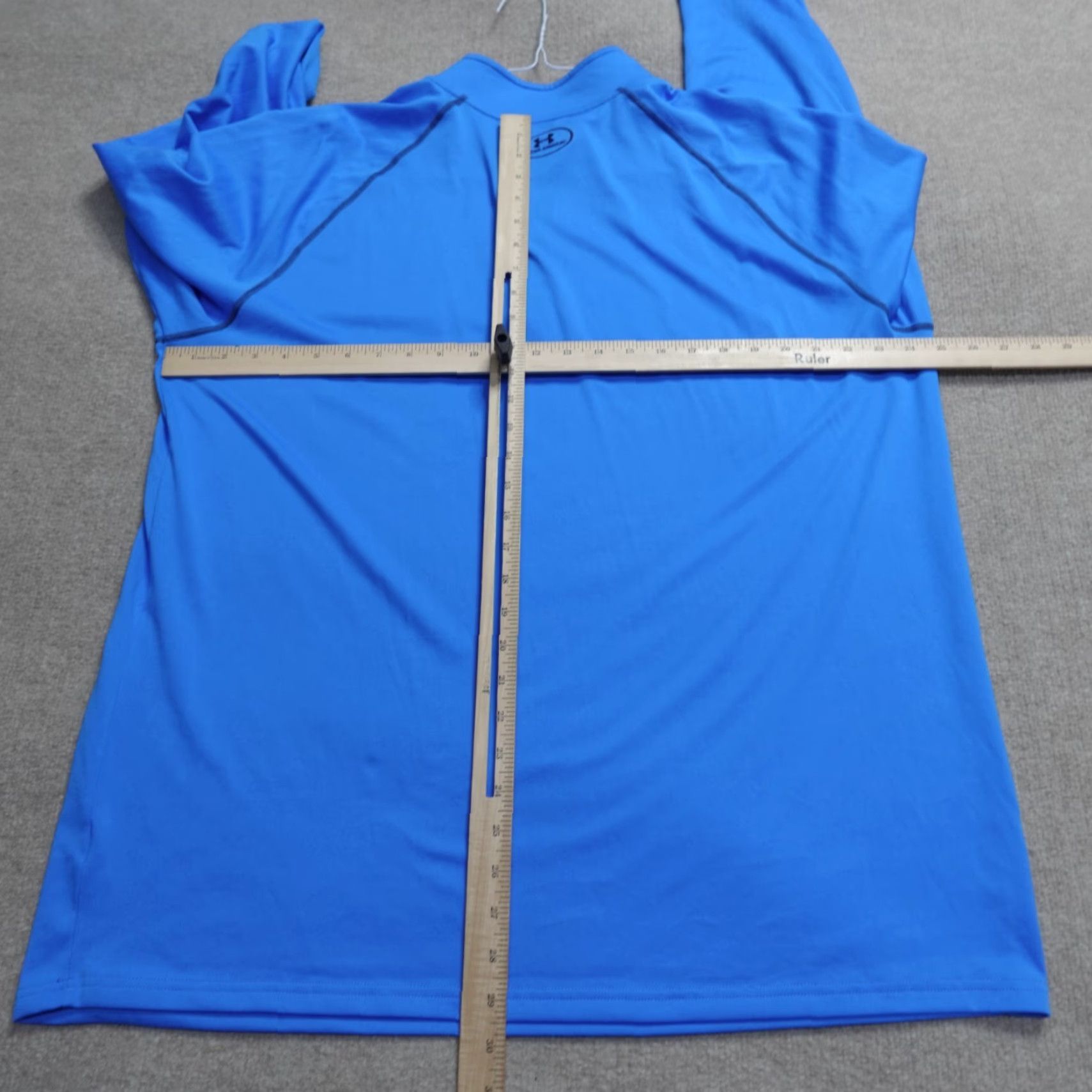 Under Armour Under Armour Shirt 2XL Blue Long Sleeve 1/4 Zip Mens Crew Neck Jersey Polyester Graphic Print The Rock Project Rock Size US XXL / EU 58 / 5 - 3 Thumbnail