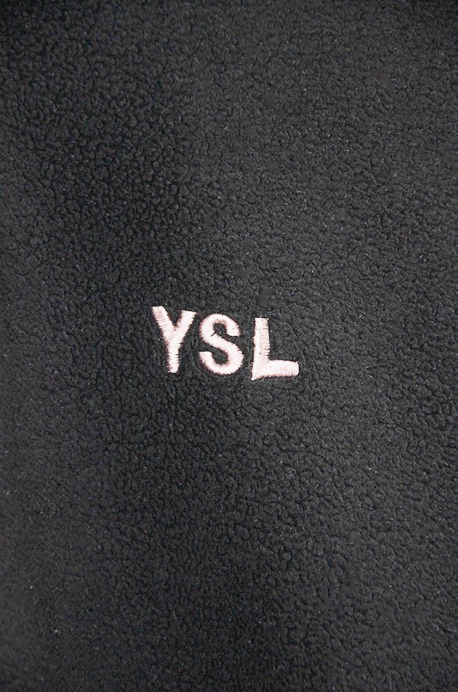 Yves Saint Laurent Saint Laurent Fleece Quarter Zip Pullover Charcoal Size L Size US L / EU 52-54 / 3 - 3 Thumbnail