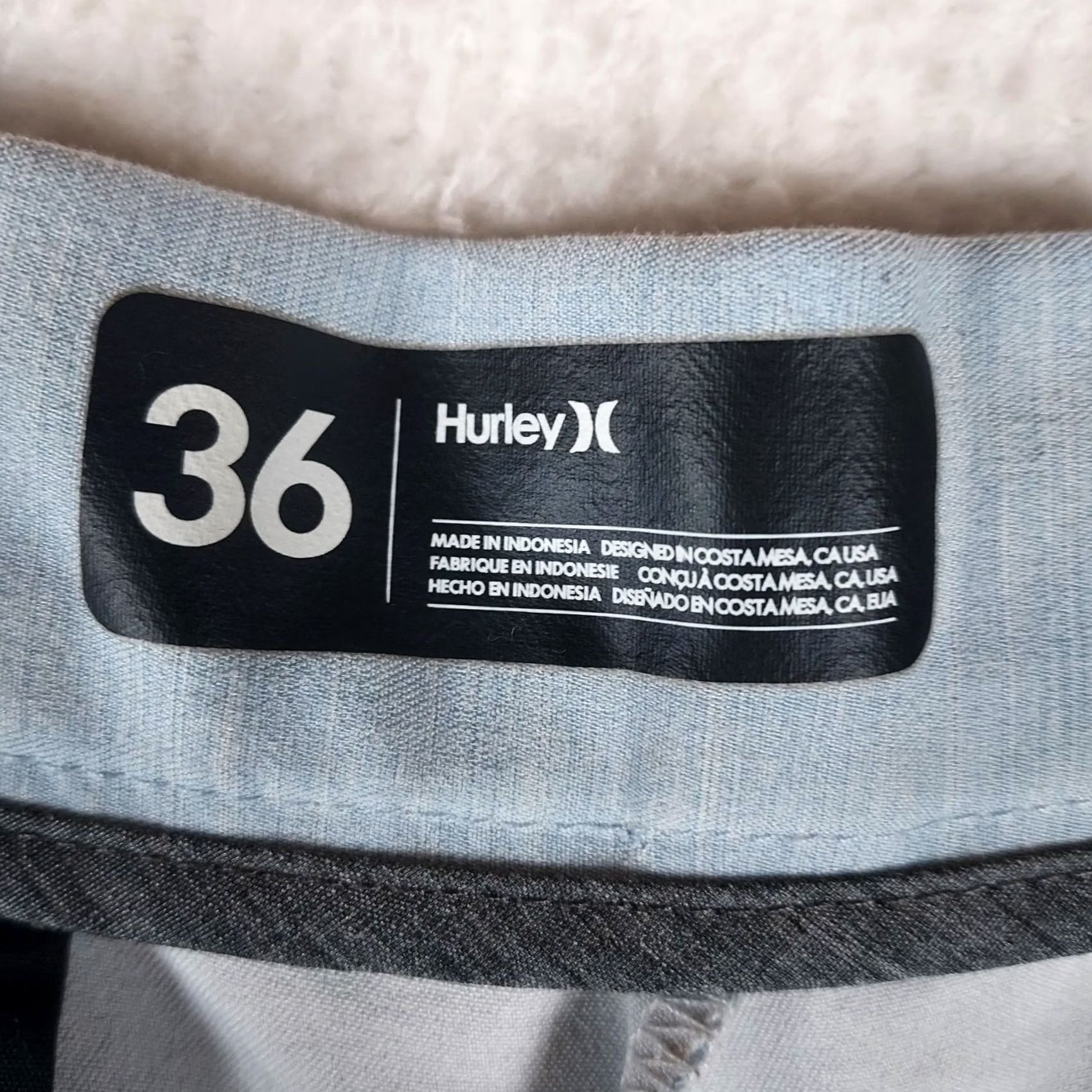 Hurley Hurley Men’s 36 Nike Dri-FIT Gray Stretch Hybrid Golf Surf Shorts Shirt? Size US 36 / EU 52 - 4 Thumbnail