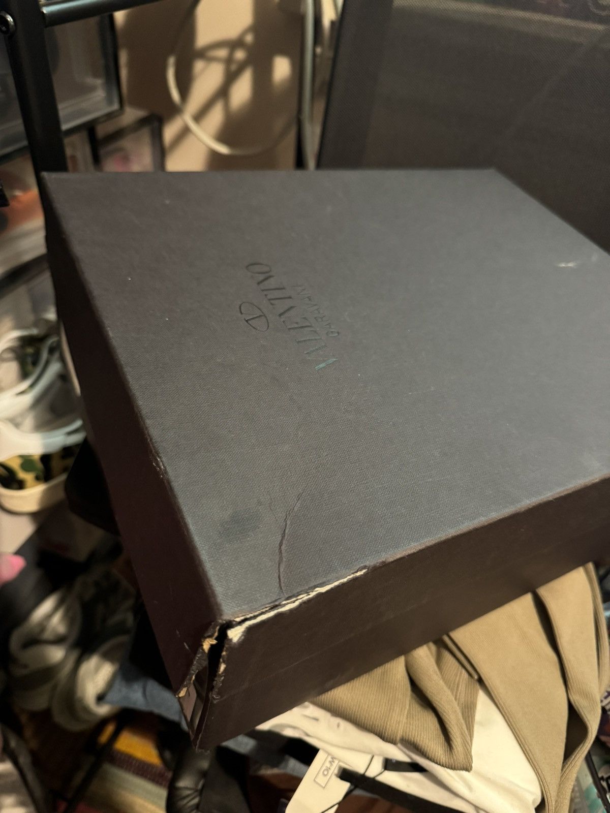 Designer × Valentino Men’s Valentino Garavani VLTN Giggies Hightop Sneakers Size US 10.5 / EU 43-44 - 13 Thumbnail