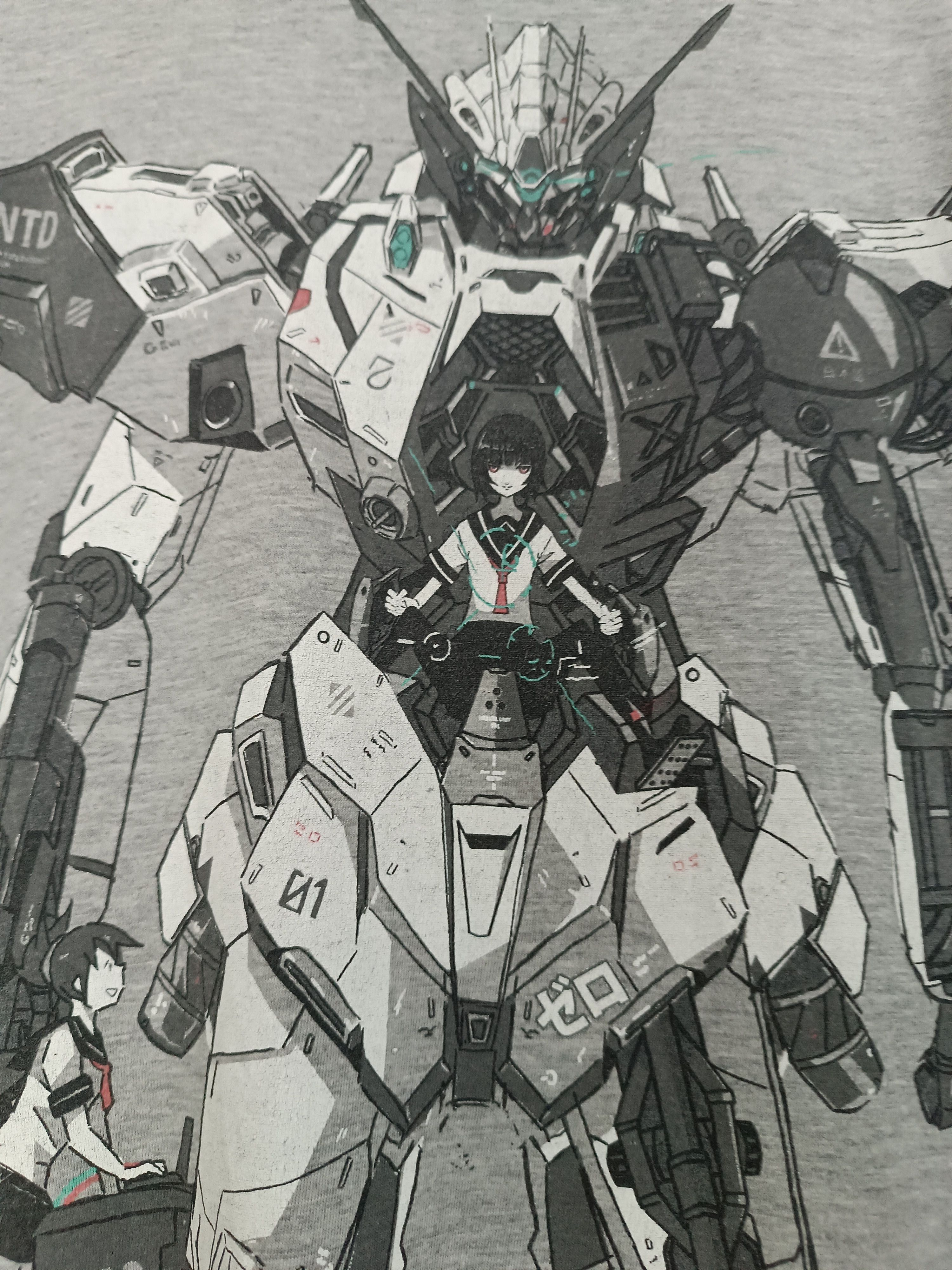Vintage VINTAGE ZERO FRAME GUNDAM ROBOT TEE MECHA EVANGELION Size US M / EU 48-50 / 2 - 13 Thumbnail