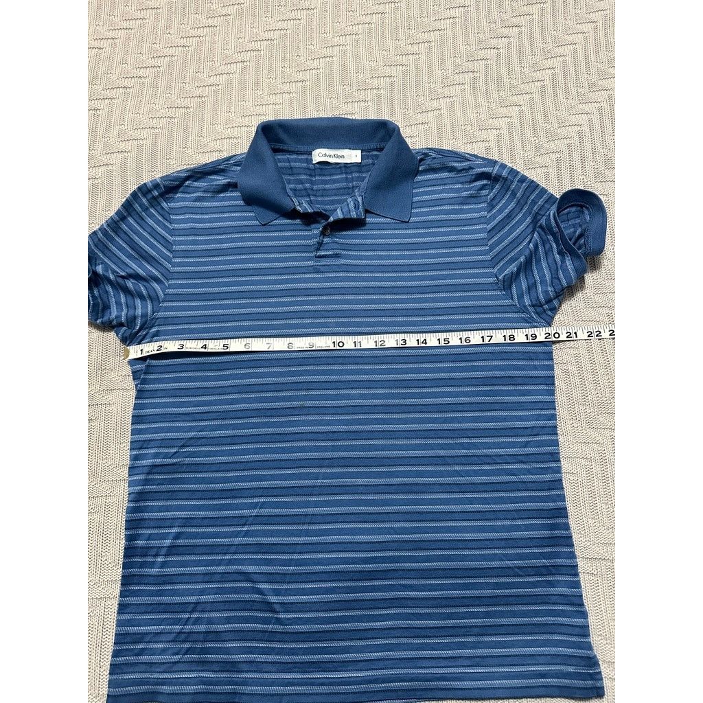 Calvin Klein Calvin Klein blue striped polo size S Size US S / EU 44-46 / 1 - 6 Thumbnail