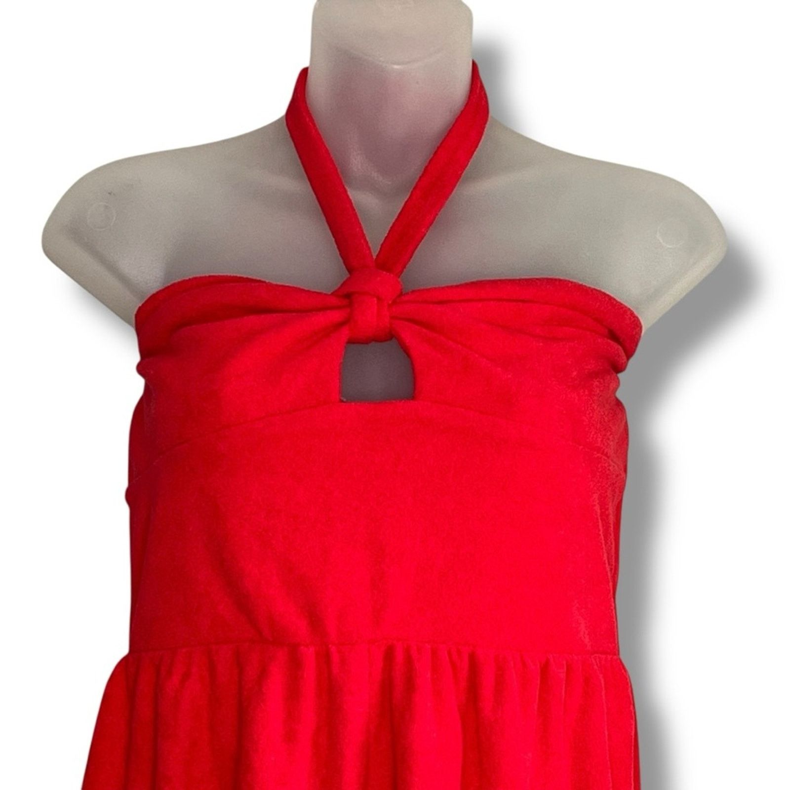 Other Wild Fable red terry cloth romper NEW Size 30" / US 8 / IT 44 - 3 Thumbnail