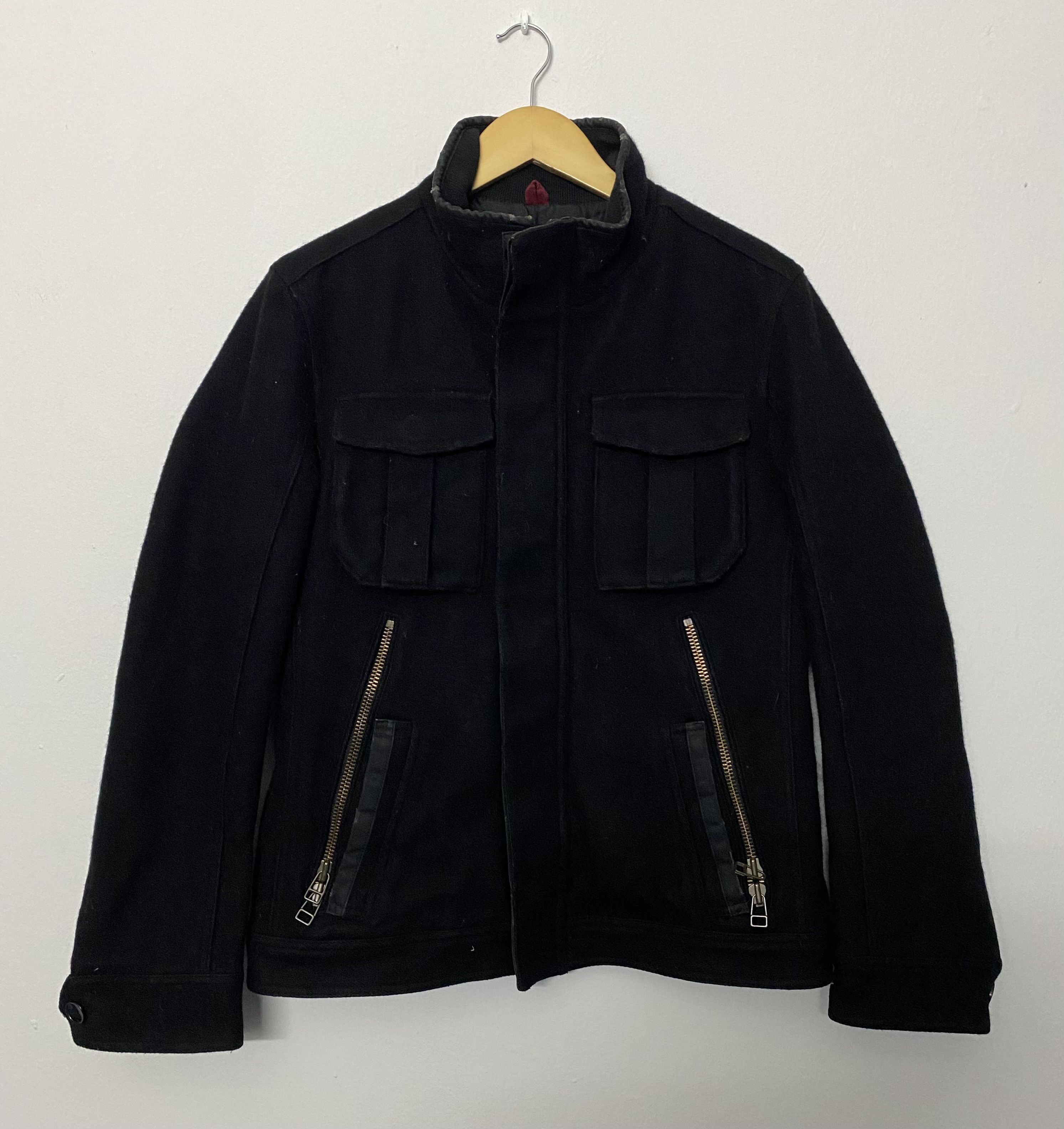 Nicole Club Monsieur Nicole Japanese Brand Wool Military Field Jacket Size US S / EU 44-46 / 1 - 1 Thumbnail