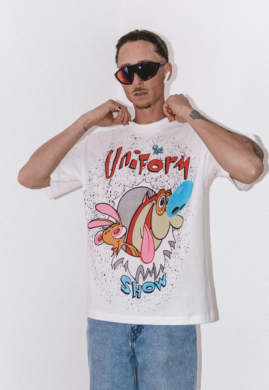 Cartoon Network × Vintage Rare The Ren & Stimpy Show 90s Graphic Deadstock Tee Size US L / EU 52-54 / 3 - 5 Thumbnail
