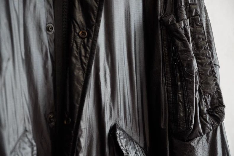 Yohji Yamamoto Yohji Yamamoto 13SS Zipper Nylon Fishtail Coat 2503-Nextarr Size US S / EU 44-46 / 1 - 6 Thumbnail