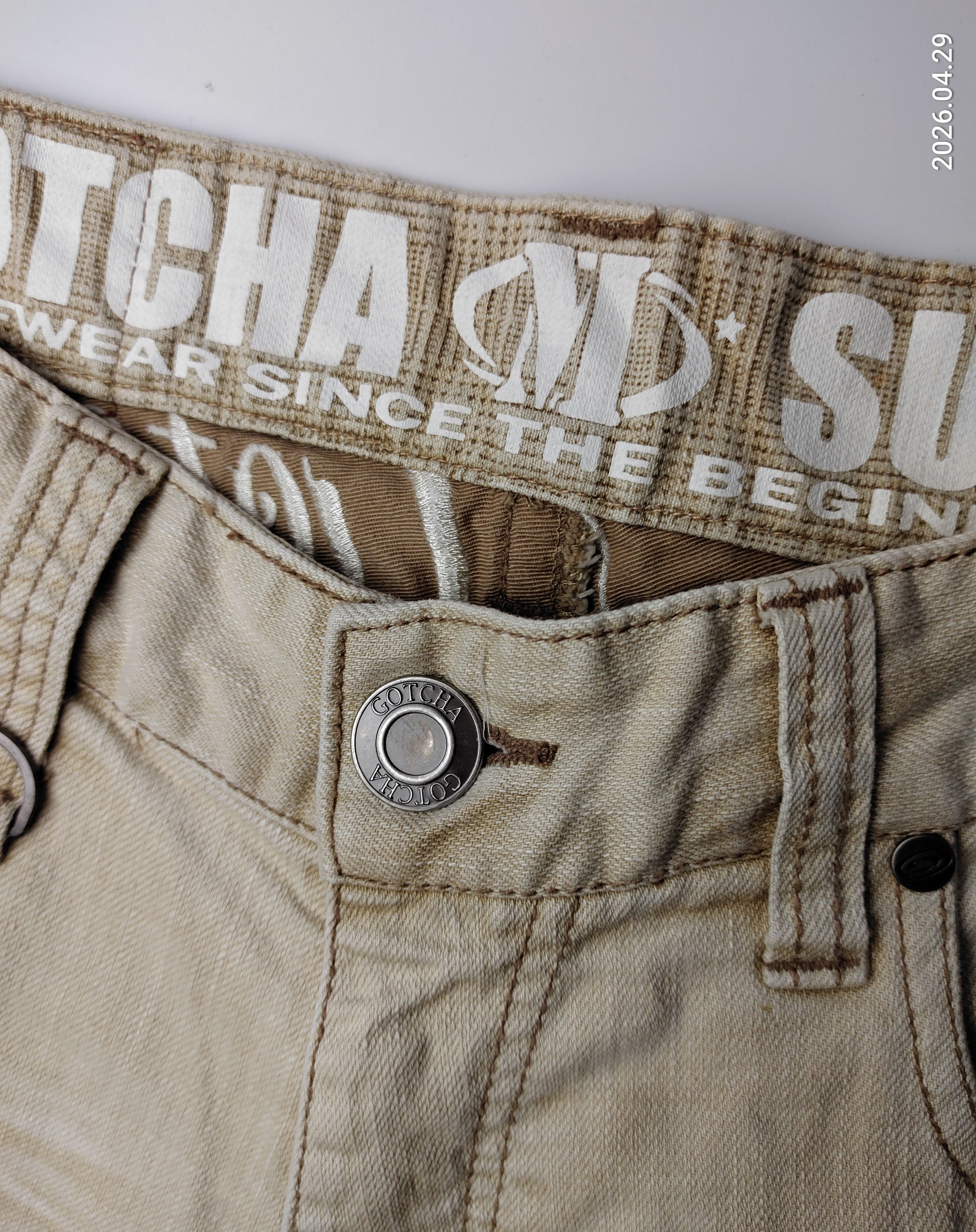 If Six Was Nine Gotcha Surf embroidered pants Size US 30 / EU 46 - 5 Thumbnail