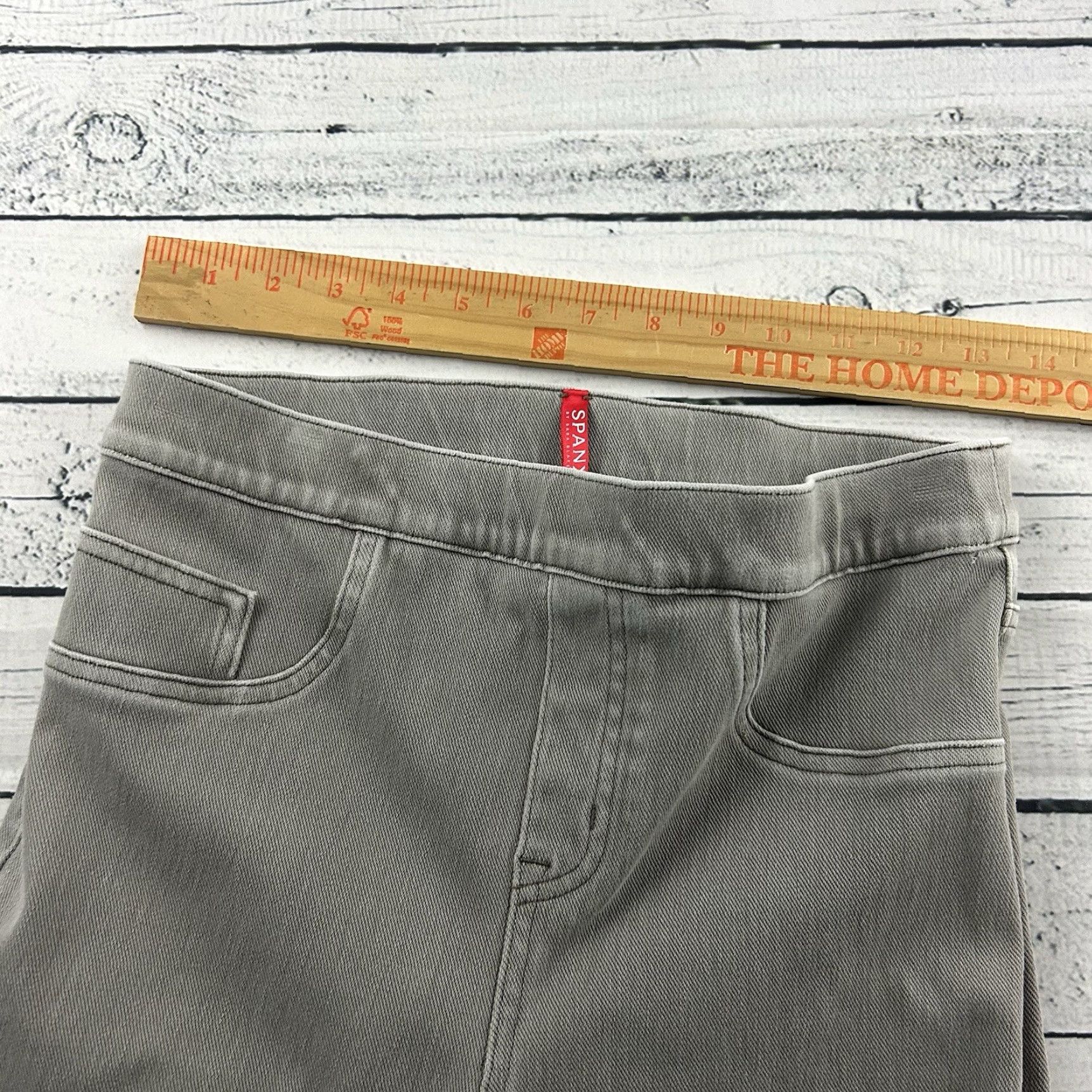 Spanx Spanx Denim Gray Wash Skinny Jeans Women's M Gray Denim Skinny Jeans Women Medium Spanx Size 32" / US 10 / IT 46 - 3 Thumbnail