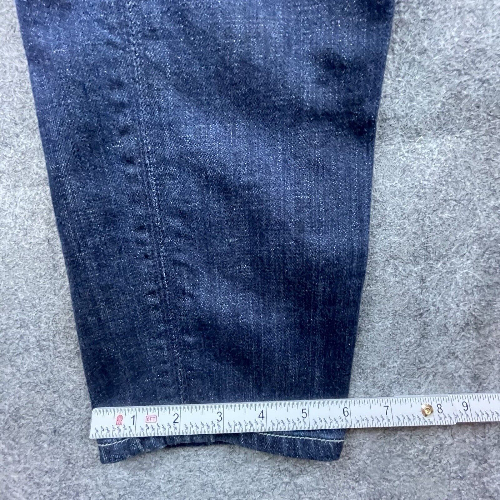 Hudson Hudson Jeans Women 30 Blue Flap Pocket Collin Skinny Stretch Size 30" / US 8 / IT 44 - 8 Thumbnail