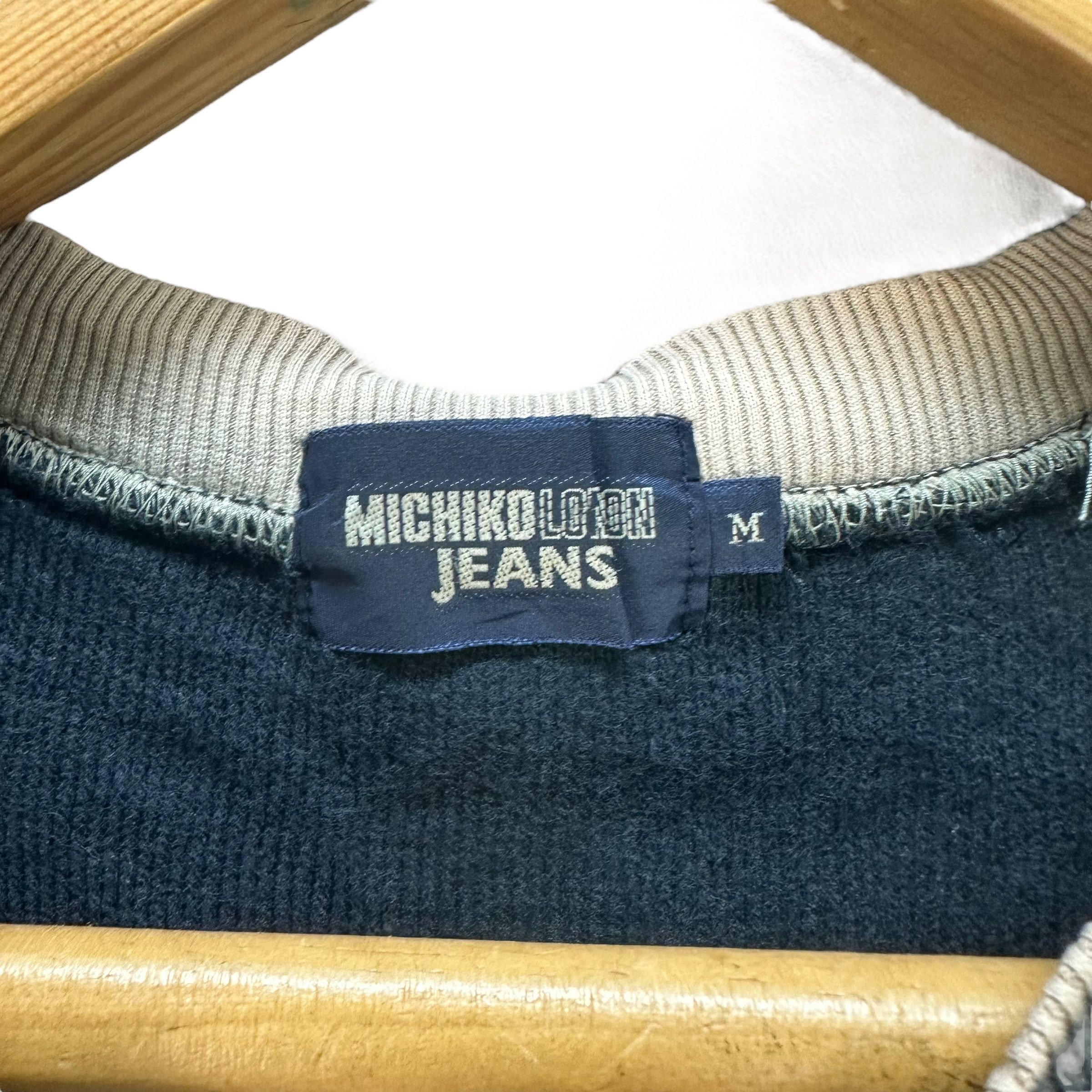 Michiko Koshino London MICHIKO KOSHINO EMBROIDERY BIG LOGO SWEATSHIRT #7941-191 Size US M / EU 48-50 / 2 - 7 Thumbnail