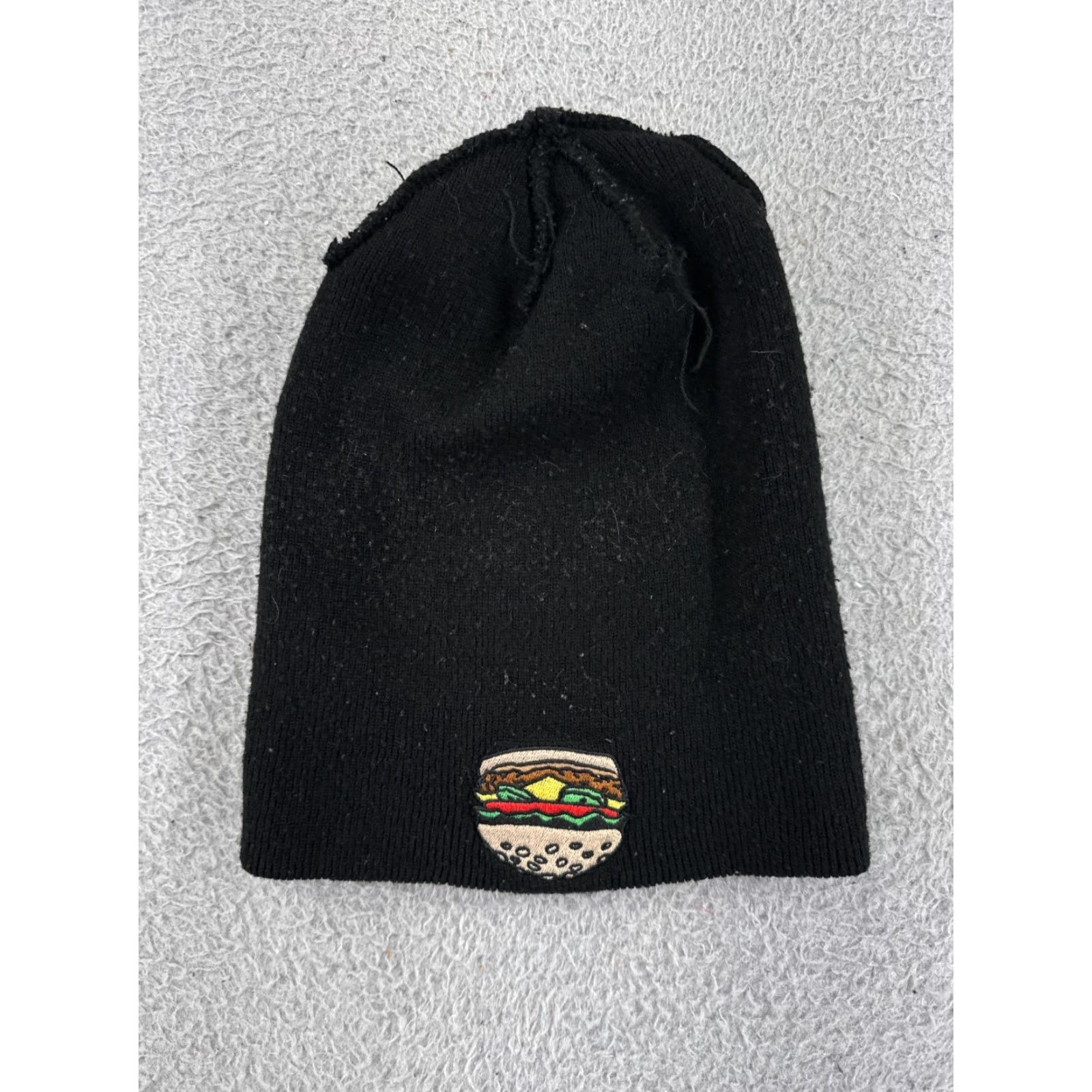 Coal Coal Headwear Beanie Adult One Size Black Acrylic Embroidered Hamburger Hat Men Beanie Logo Ski Fall Winter 2000s Mens Size ONE SIZE - 4 Thumbnail