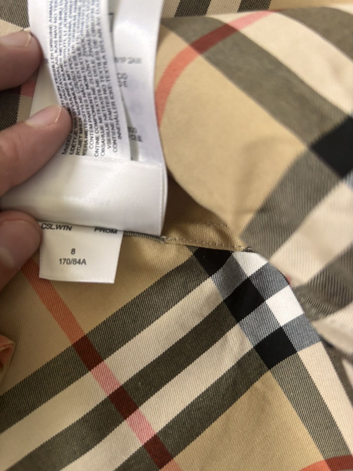 Burberry Burberry Vintege Checkered Cotton Shirt Size S / US 4 / IT 40 - 10 Thumbnail