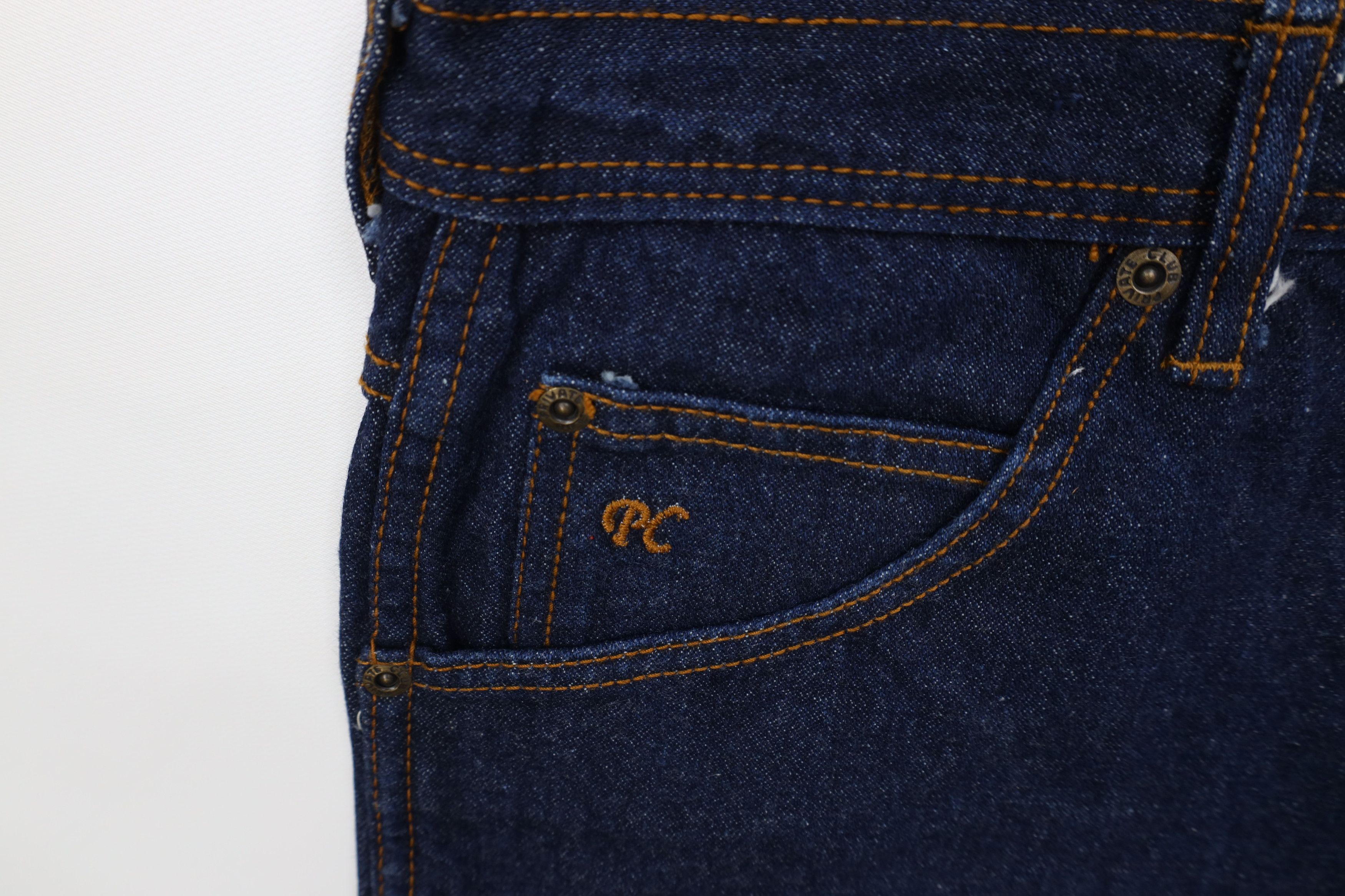 Vintage Vintage 70s Streetwear Flared Wide Leg Denim Jeans Blue USA Size US 34 / EU 50 - 8 Thumbnail