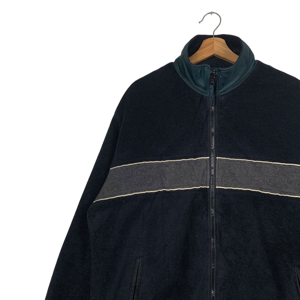 Japanese Brand Polo Bi-Way Sentroran Fleece Jacket Size US L / EU 52-54 / 3 - 8 Thumbnail