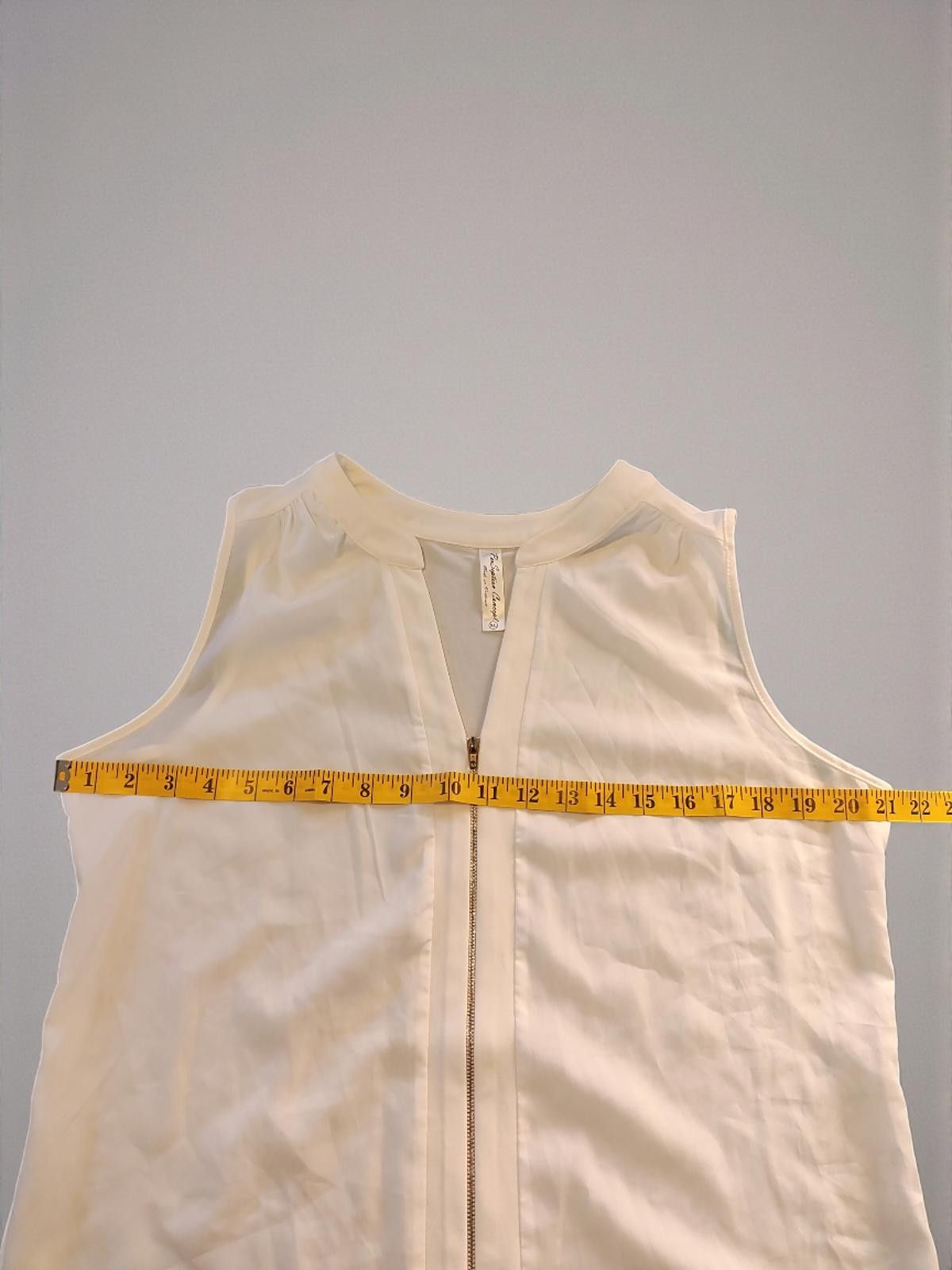 Other PerSeption Concept XL Sleeveless Blouse in Cream Size XL / US 12-14 / IT 48-50 - 6 Thumbnail