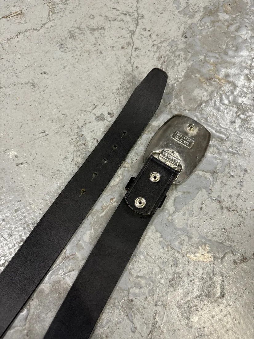 Designer × Dsquared2 × Vintage DSquared2 USA Relaxed Propaganda Leather Belt Size ONE SIZE - 5 Thumbnail