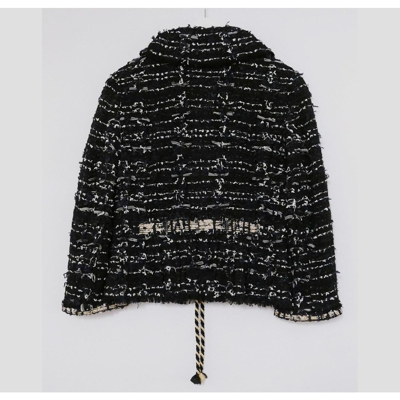 Chanel Chanel SS06 Fantasy Tweed Black Rope Trim Jacket Sz.38 Size S / US 4 / IT 40 - 11 Thumbnail