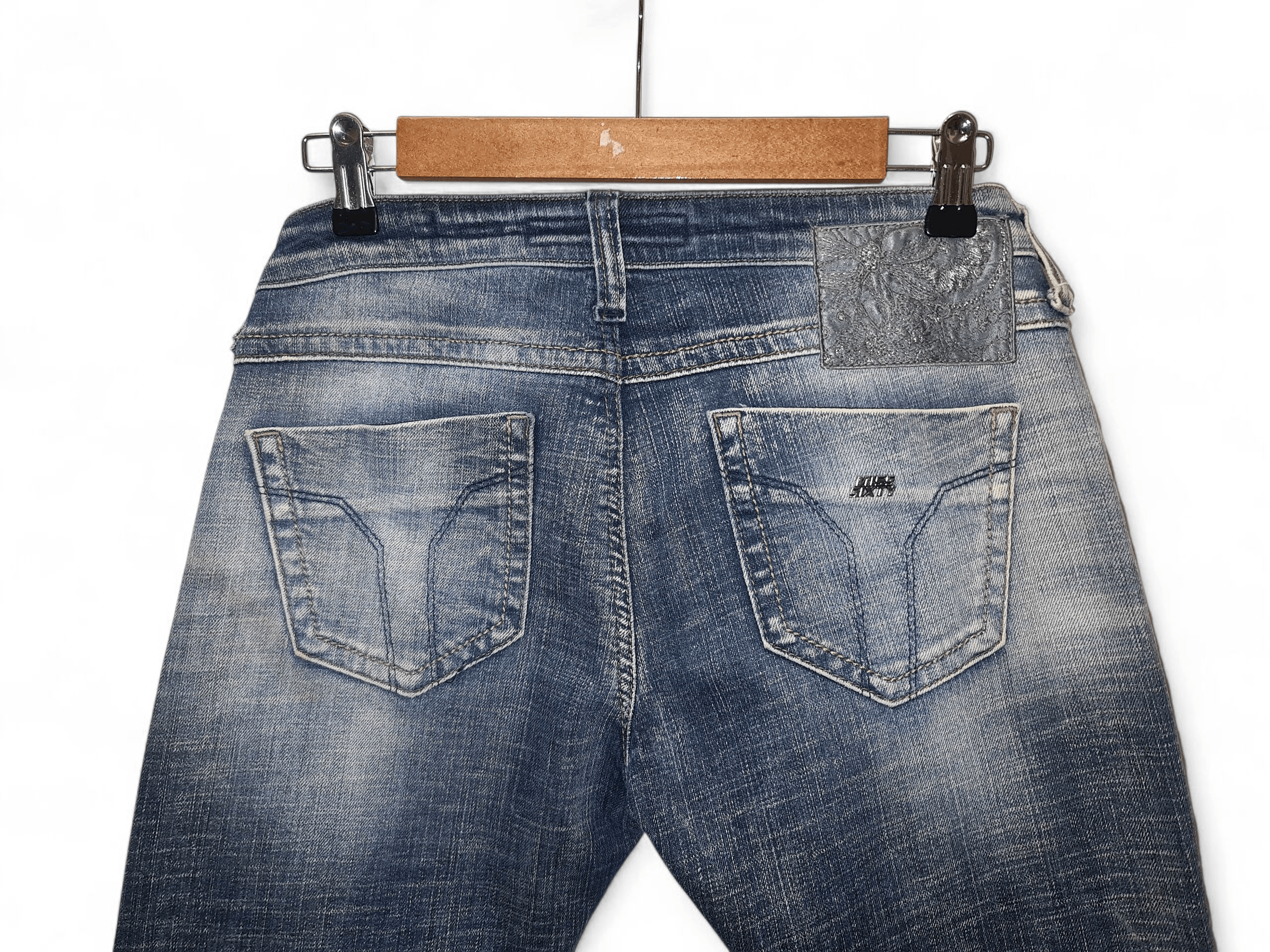 Miss Sixty Vintage Miss Sixty Bootcut Jeans Low Rise Dark Wash Denim Size 28" / US 6 / IT 42 - 4 Thumbnail