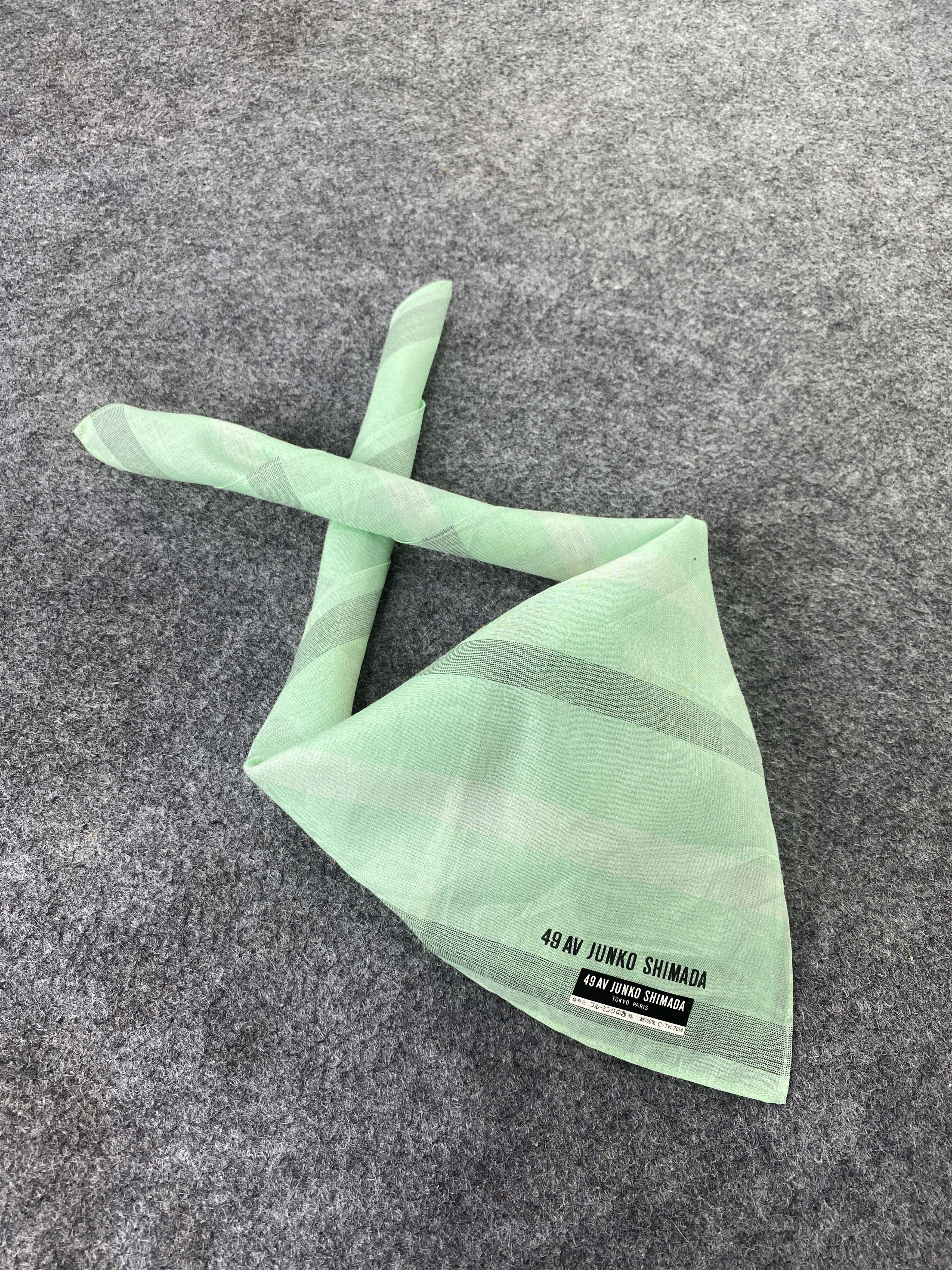 Japanese Brand 49 AV Junko Shimada Handkerchief Neckerchief Bandana-B362 Size ONE SIZE - 1 Thumbnail