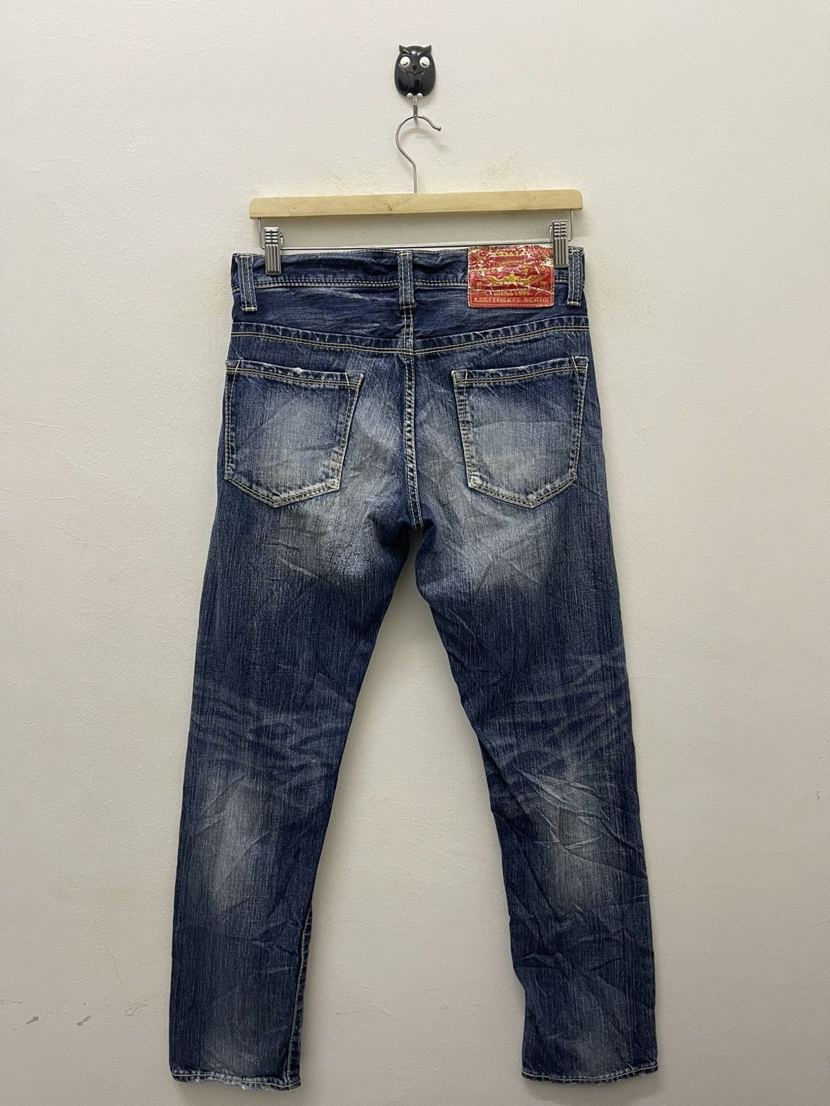 Japanese Brand Rare Vintage CO AND LU Poem Punk Rock Star Denim Size US 29 - 12 Thumbnail