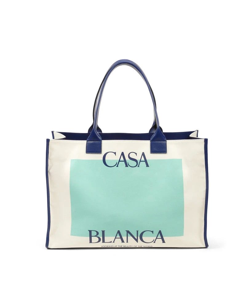 Casablanca o1mle0326 Size: OS / Large Casa Tote Bag in Multicolor Size ONE SIZE - 1 Thumbnail