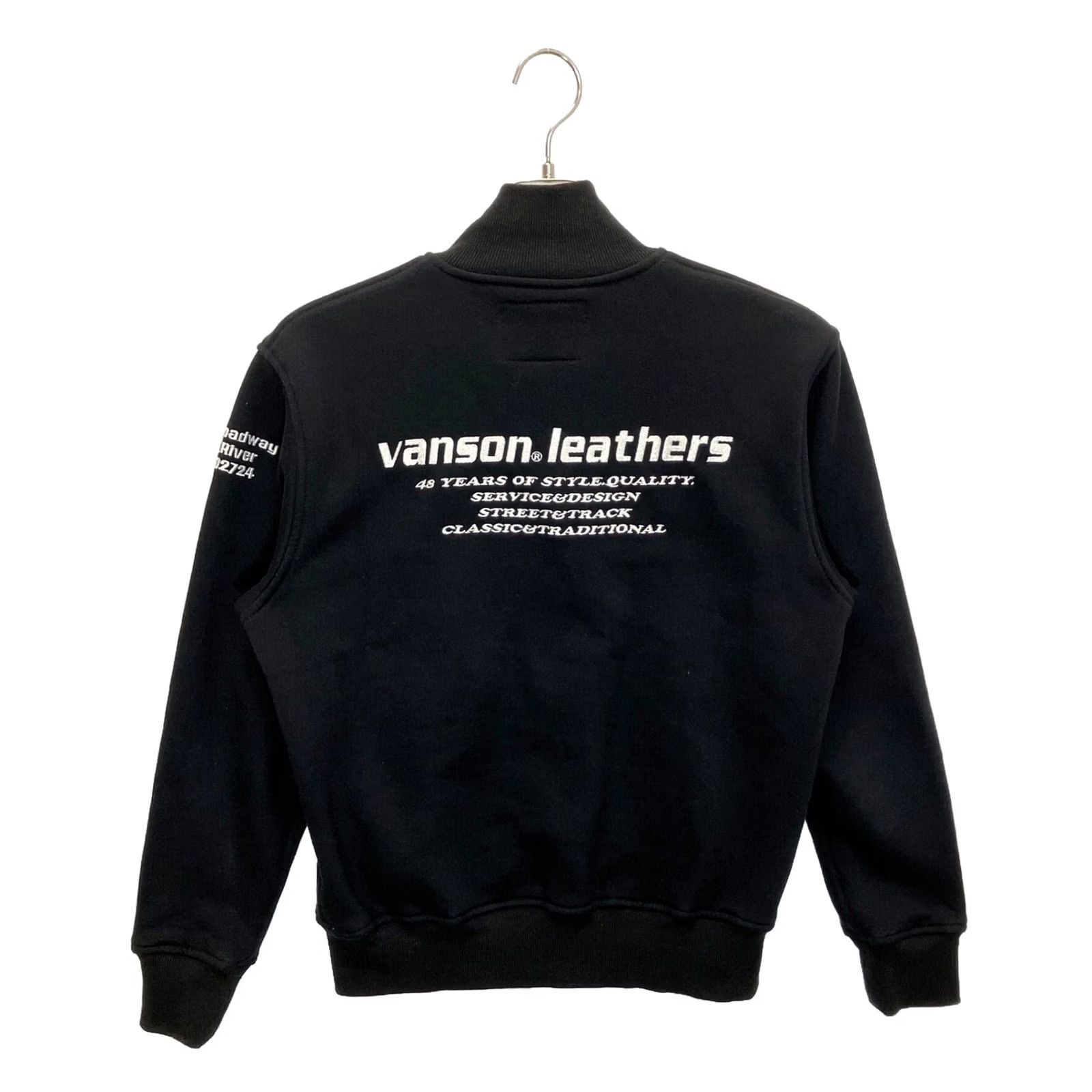 Vintage VANSON Sweat Jacket Black Men M Jacket Size US M / EU 48-50 / 2 - 2 Thumbnail
