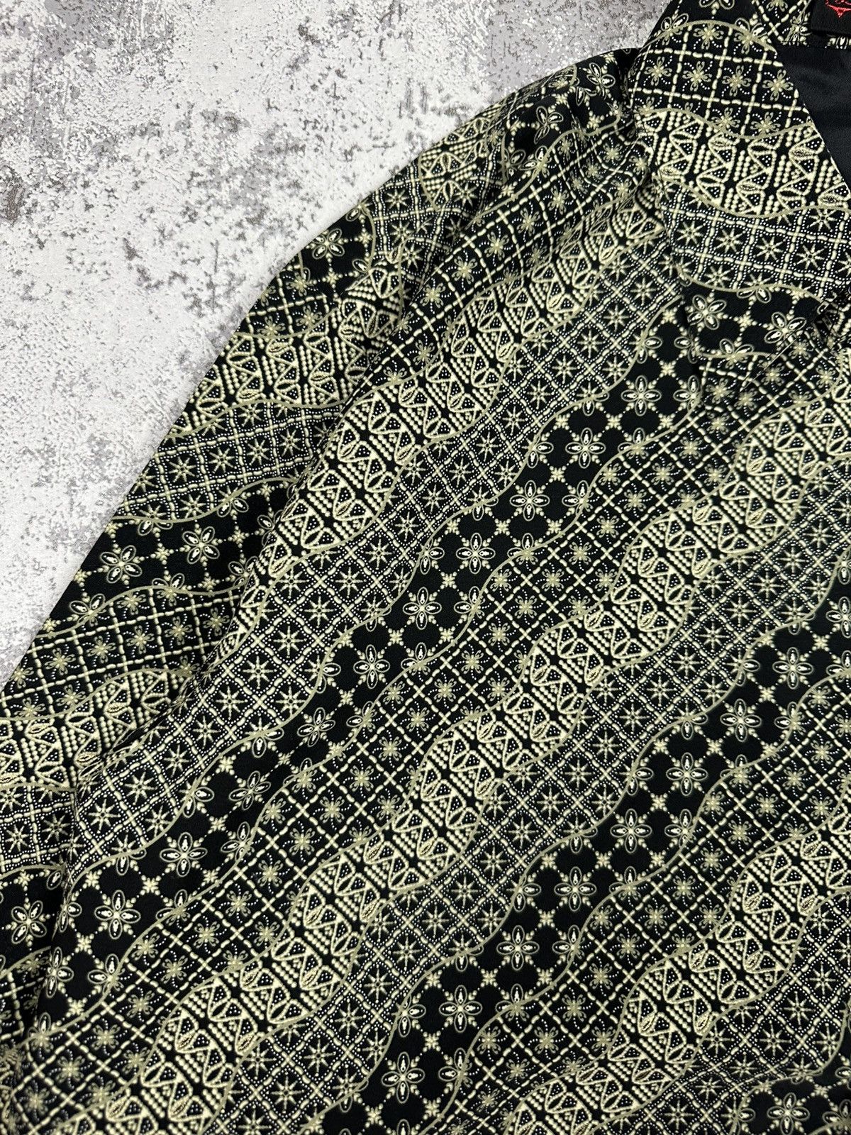 Designer Bali Lestari Ethnic Batik Shirt Vintage Indonesian Pattern Size US XL / EU 56 / 4 - 2 Thumbnail