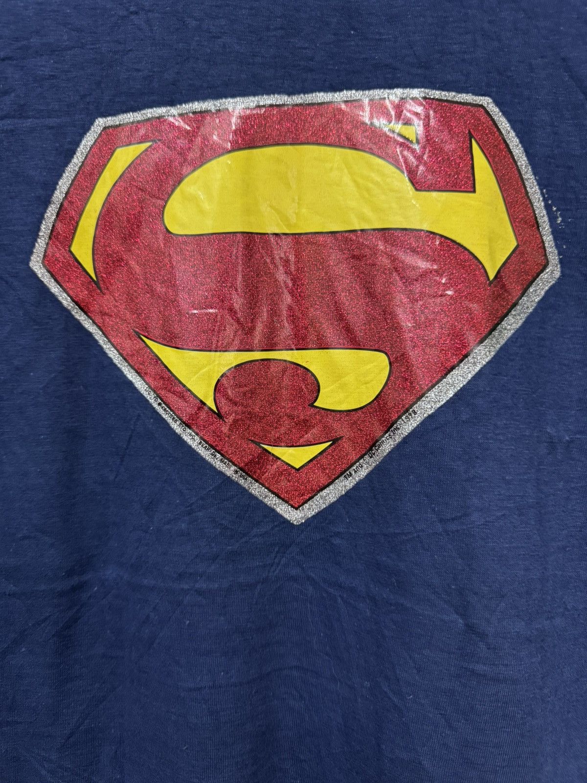 Vintage Rare !!! Vintage Superman Iron On 1978 Logo T shirt Size US M / EU 48-50 / 2 - 2 Thumbnail