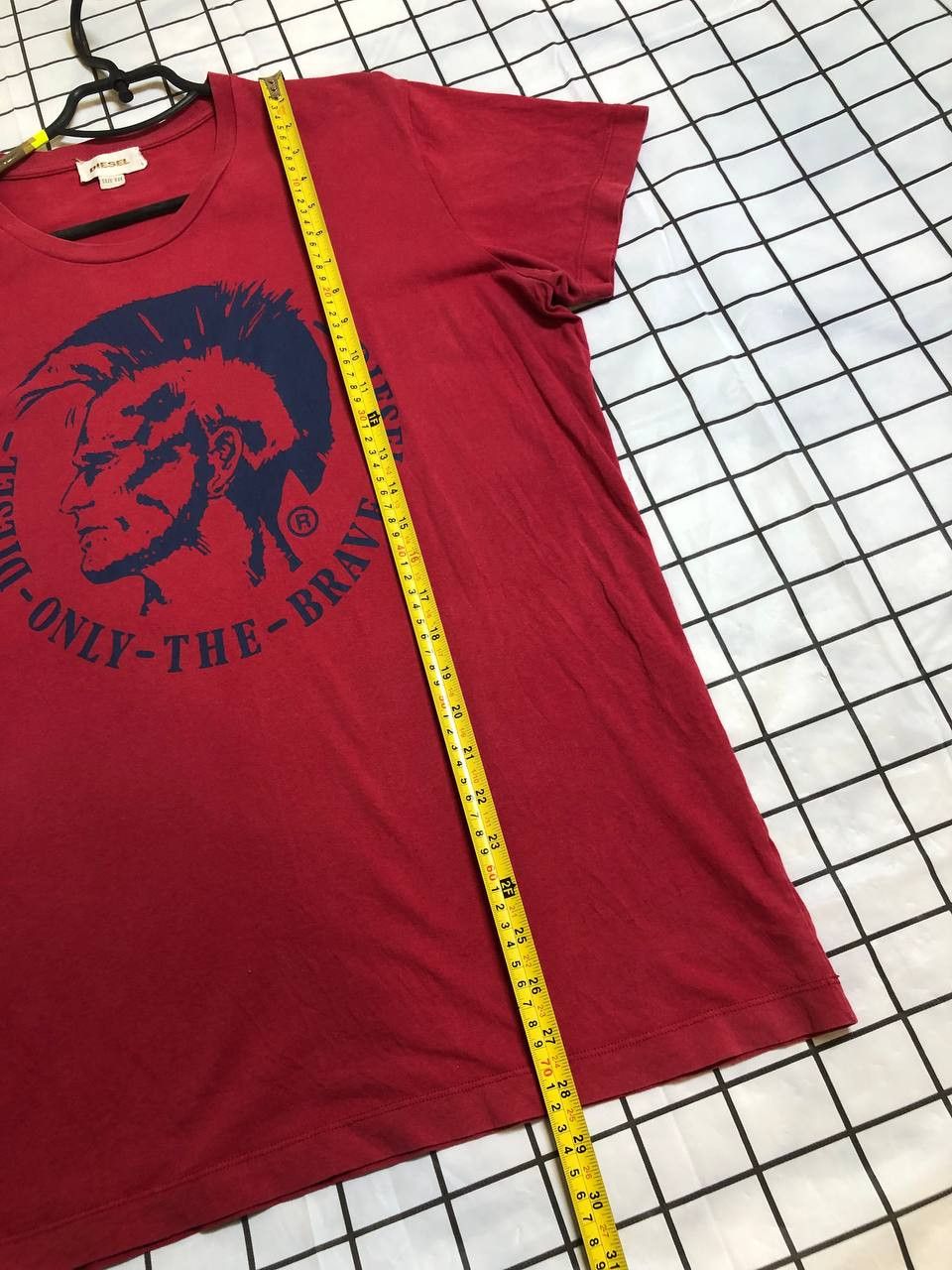 Diesel Vintage T-shirts Diesel Big Logo Only The Brave Y2K 00s Size US XXL / EU 58 / 5 - 7 Thumbnail