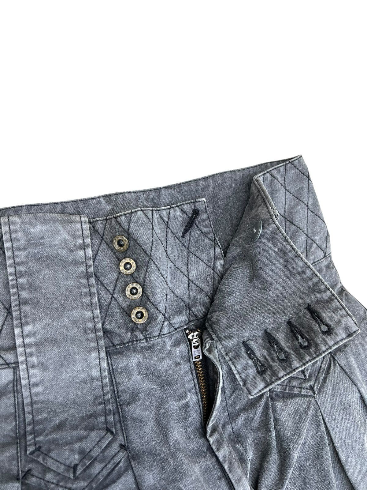 Bernhard Willhelm Archive Bernhard Willhelm High Waist Baggy Wide Cropped Pant Size US 29 - 8 Thumbnail