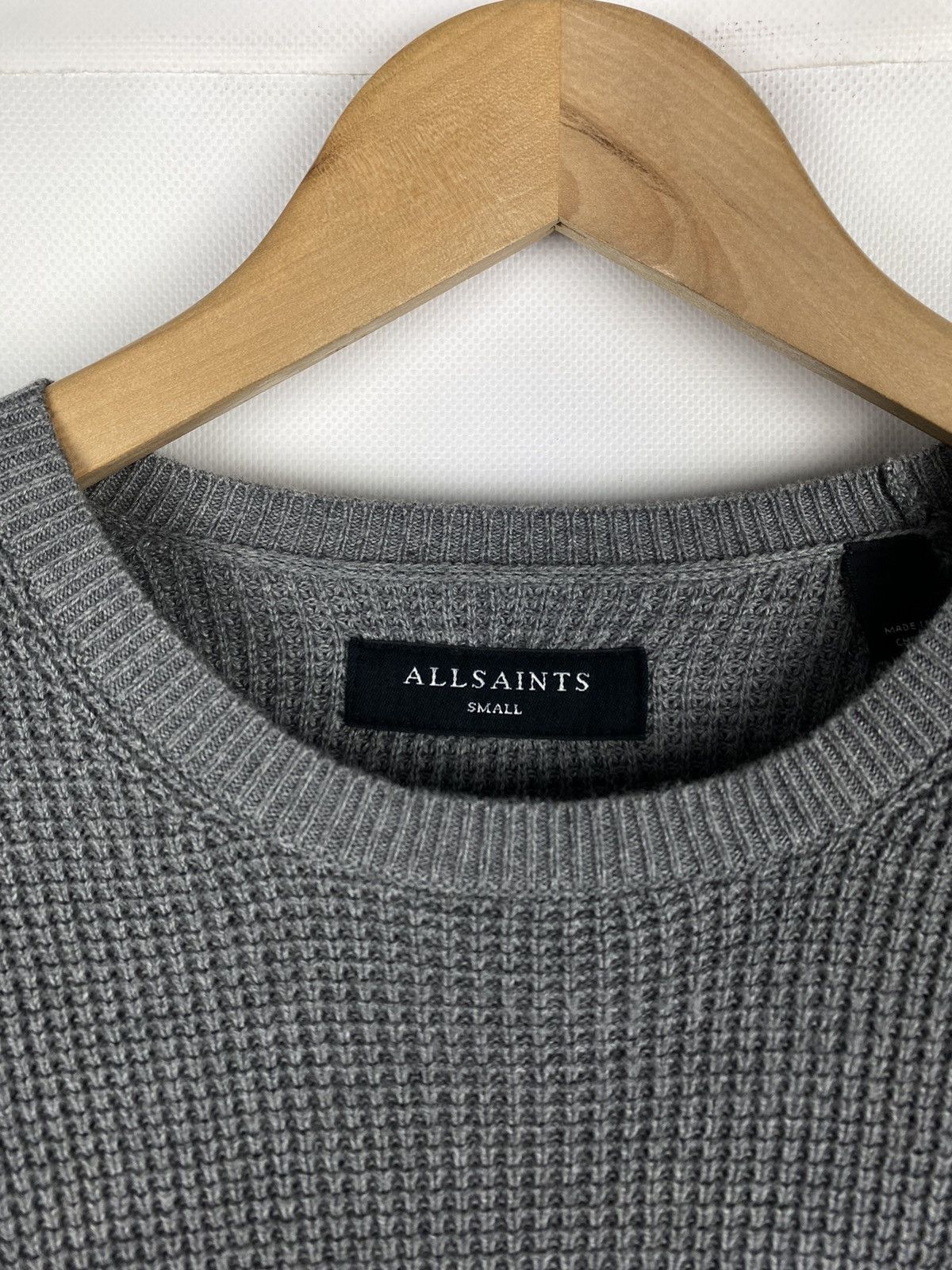 Allsaints × Japanese Brand Allsaints Rias Crew men’s knit sweater pullover size S Size US S / EU 44-46 / 1 - 9 Thumbnail